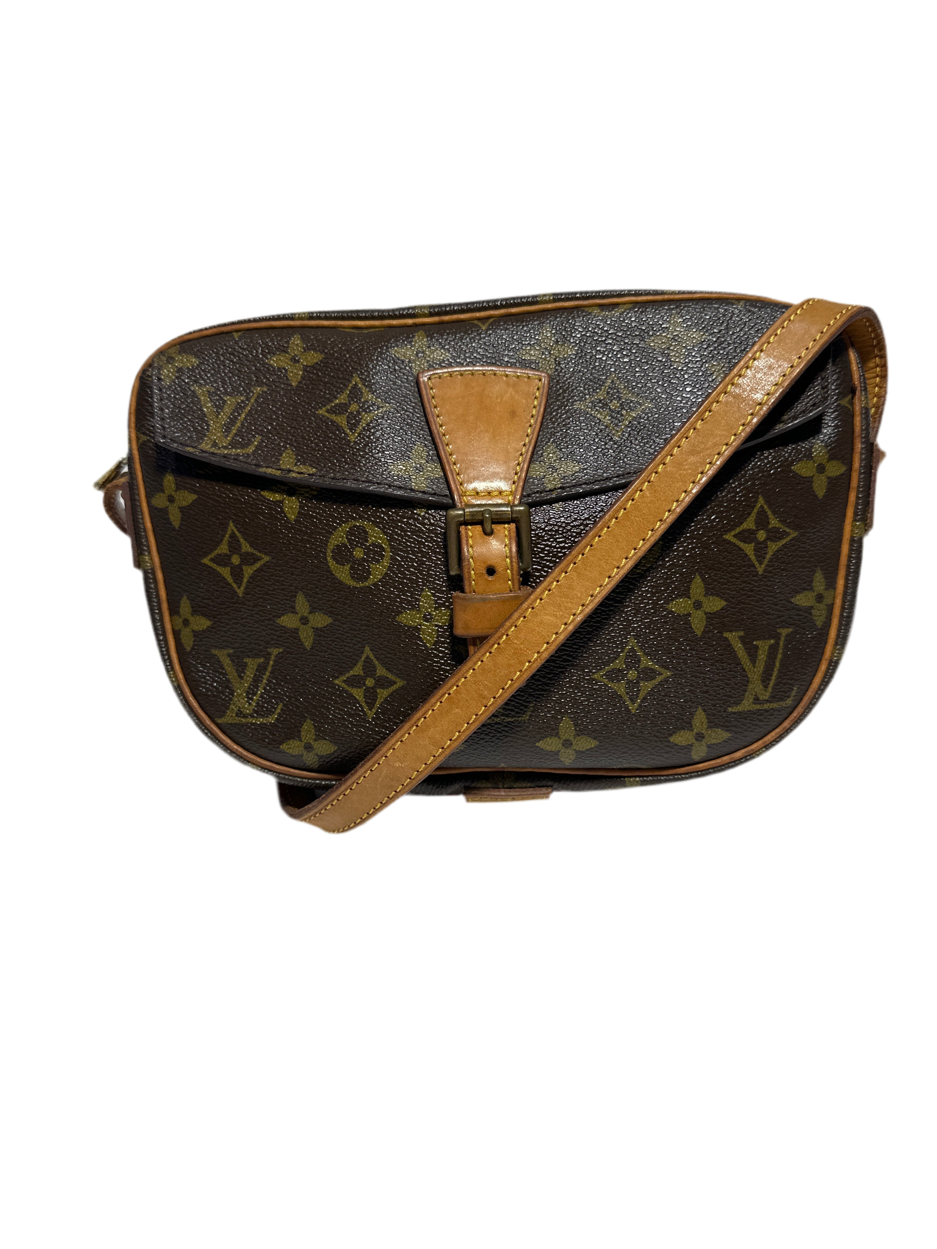 Vintage Louis Vuitton Monogram Jeune Fille Shoulder Bag Brown