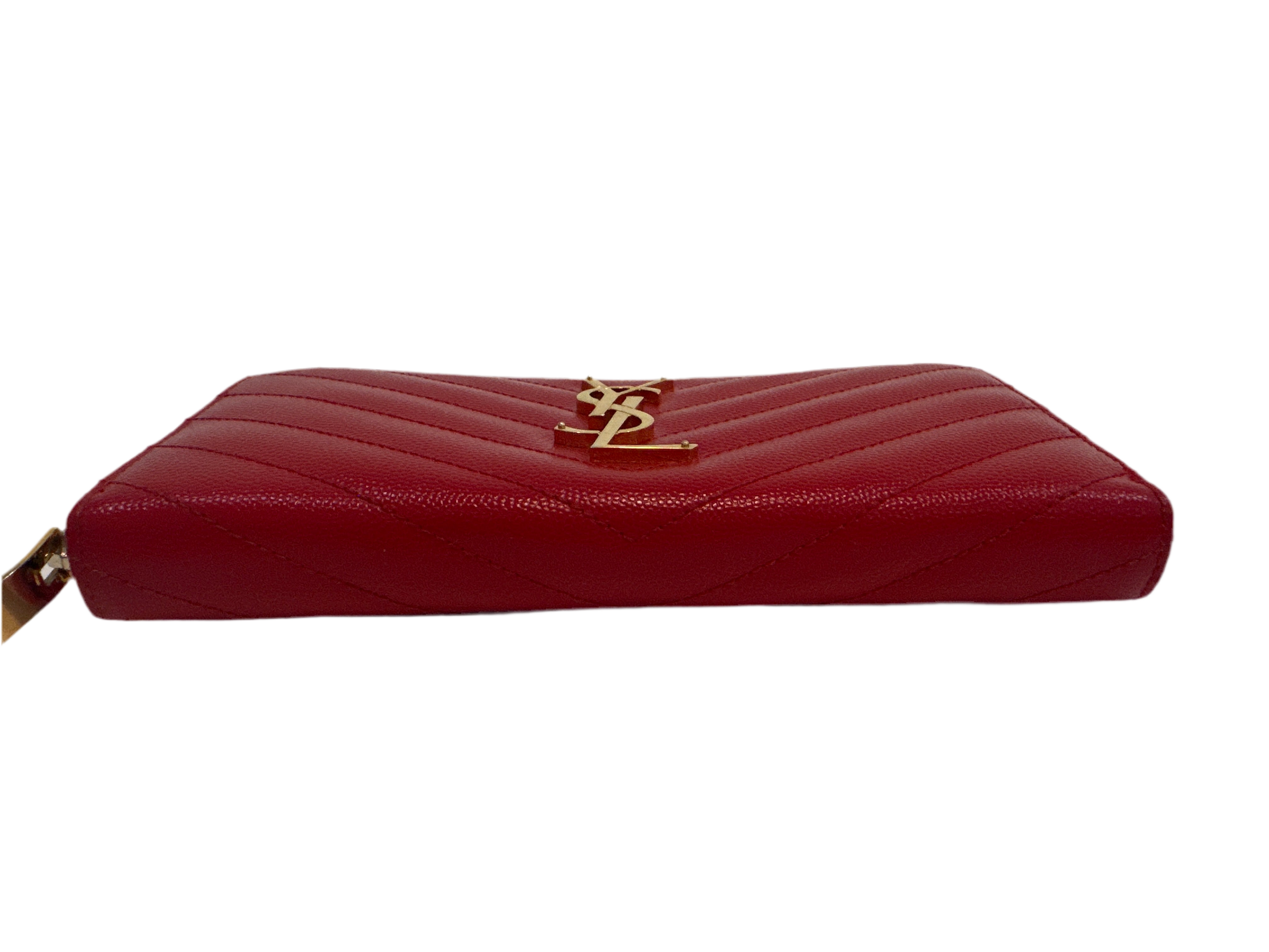 Saint Laurent Full Zip Wallet