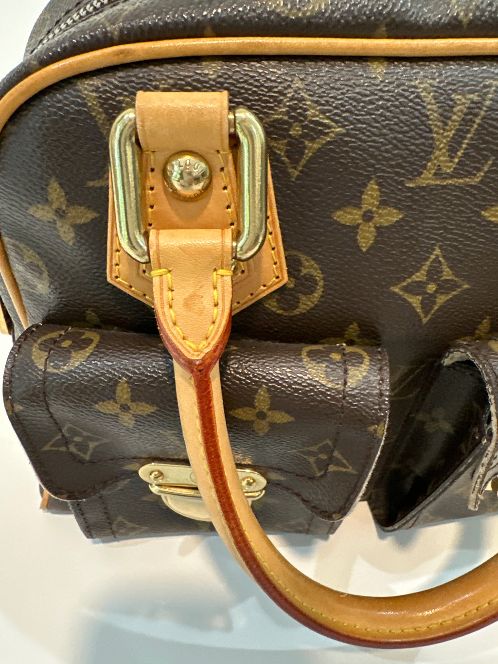LOUIS VUITTON Monogram Canvas Manhattan PM Bag