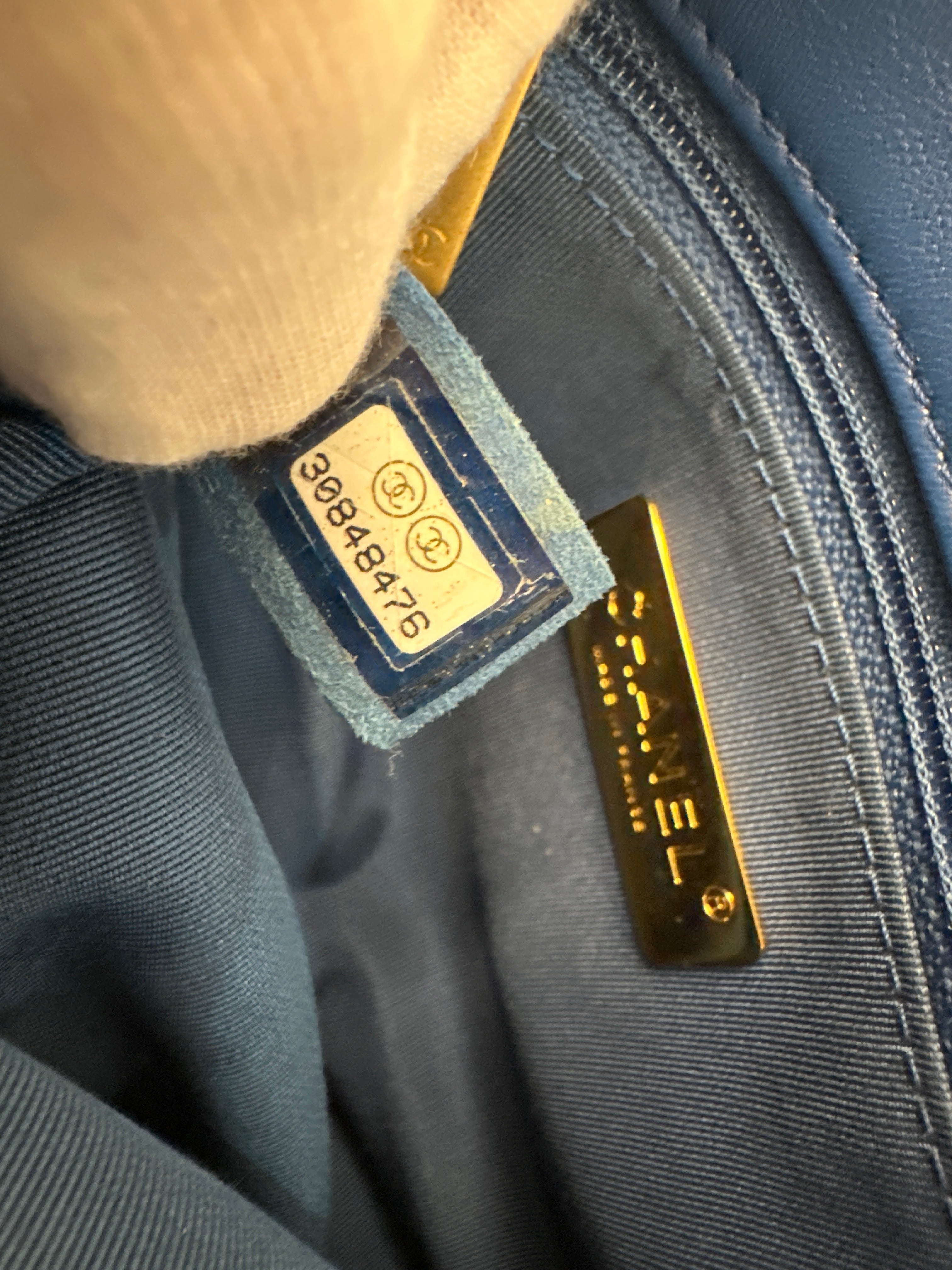 Chanel 19 Flap Bag Quilted Leather Large COA