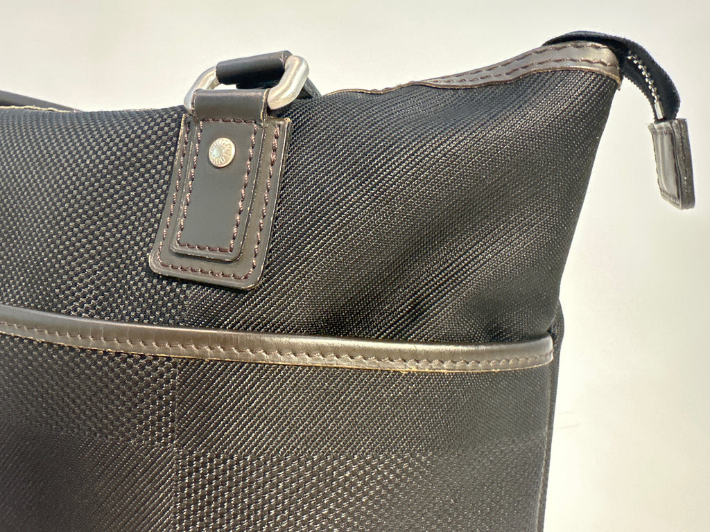 Louis Vuitton Cougar Damier Jean Tote Bag Black Brown with COA