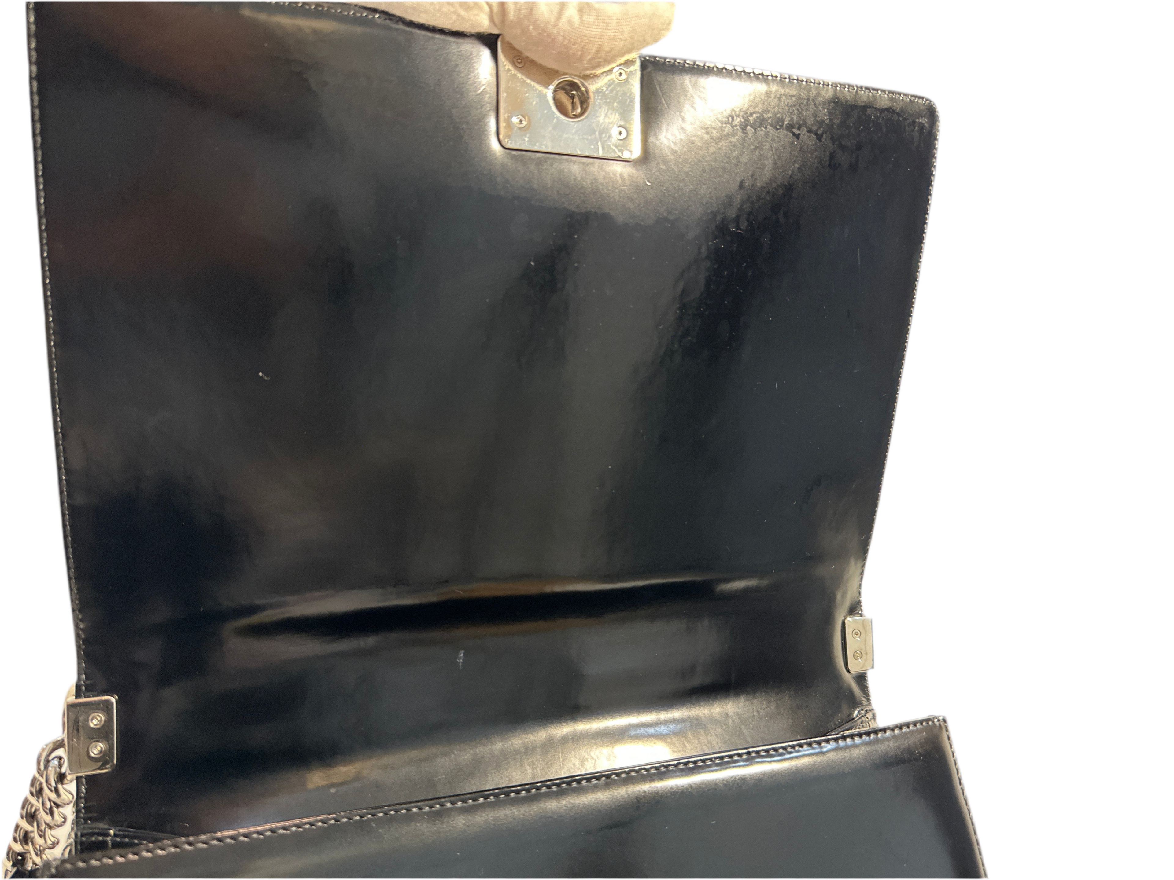 Chanel Reverso Boy Flap Bag Glazed Calfskin Large