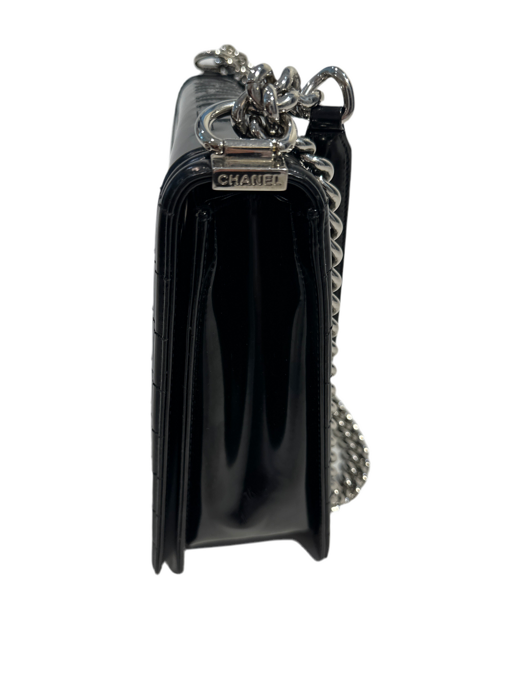 Chanel Reverso Boy Flap Bag Glazed Calfskin Large