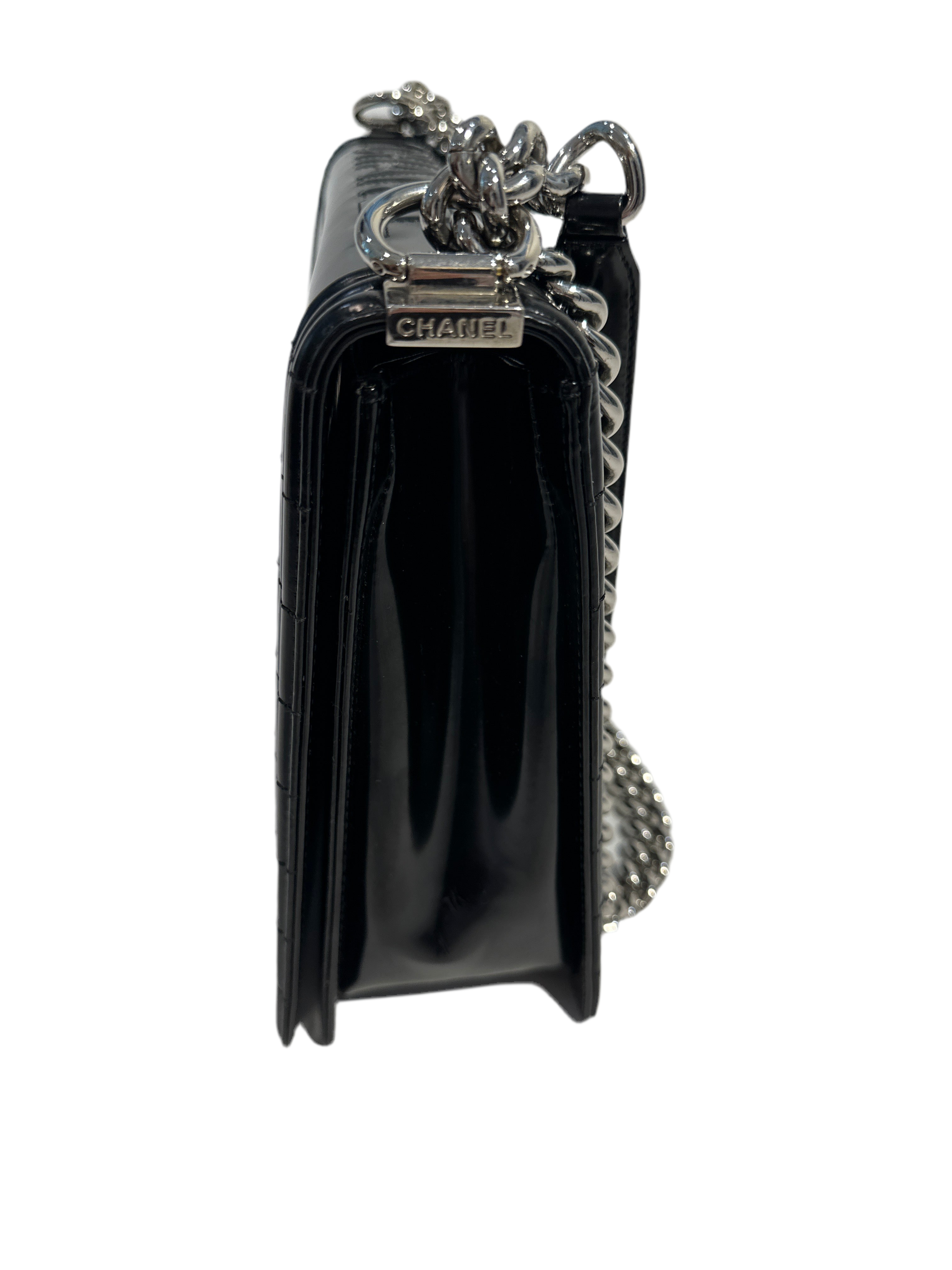 Chanel Reverso Boy Flap Bag Glazed Calfskin Large