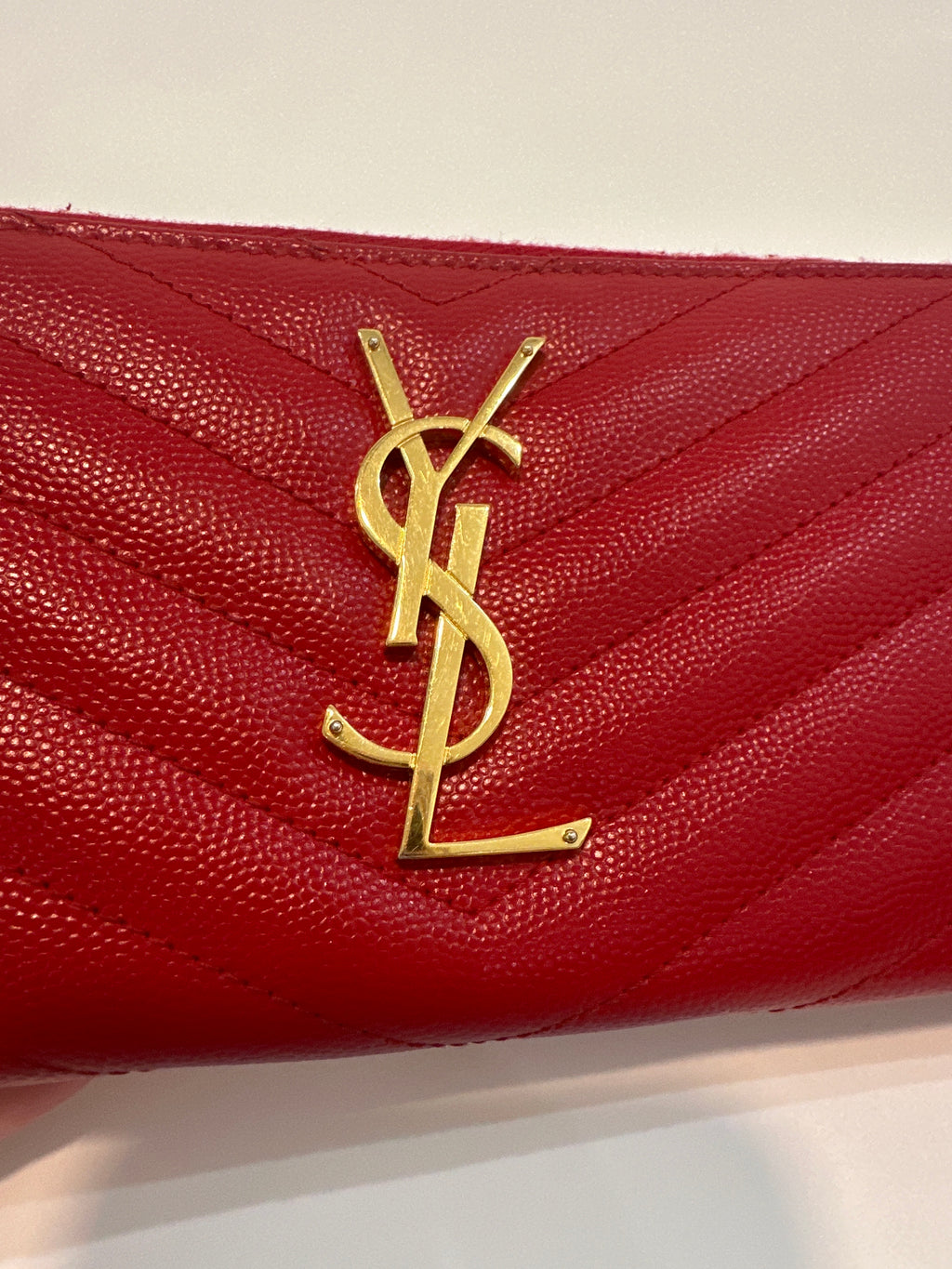 Saint Laurent Full Zip Wallet