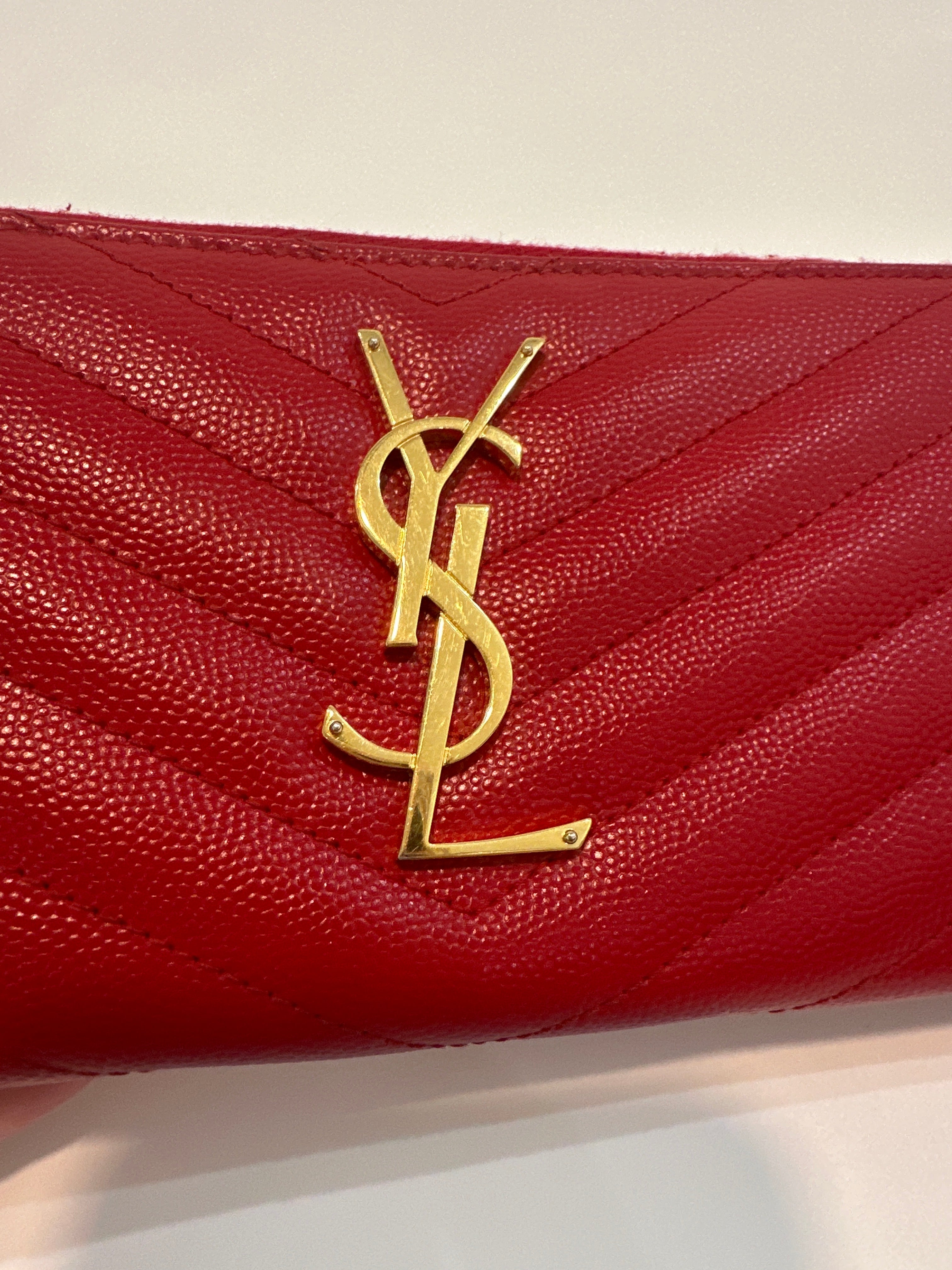 Saint Laurent Full Zip Wallet