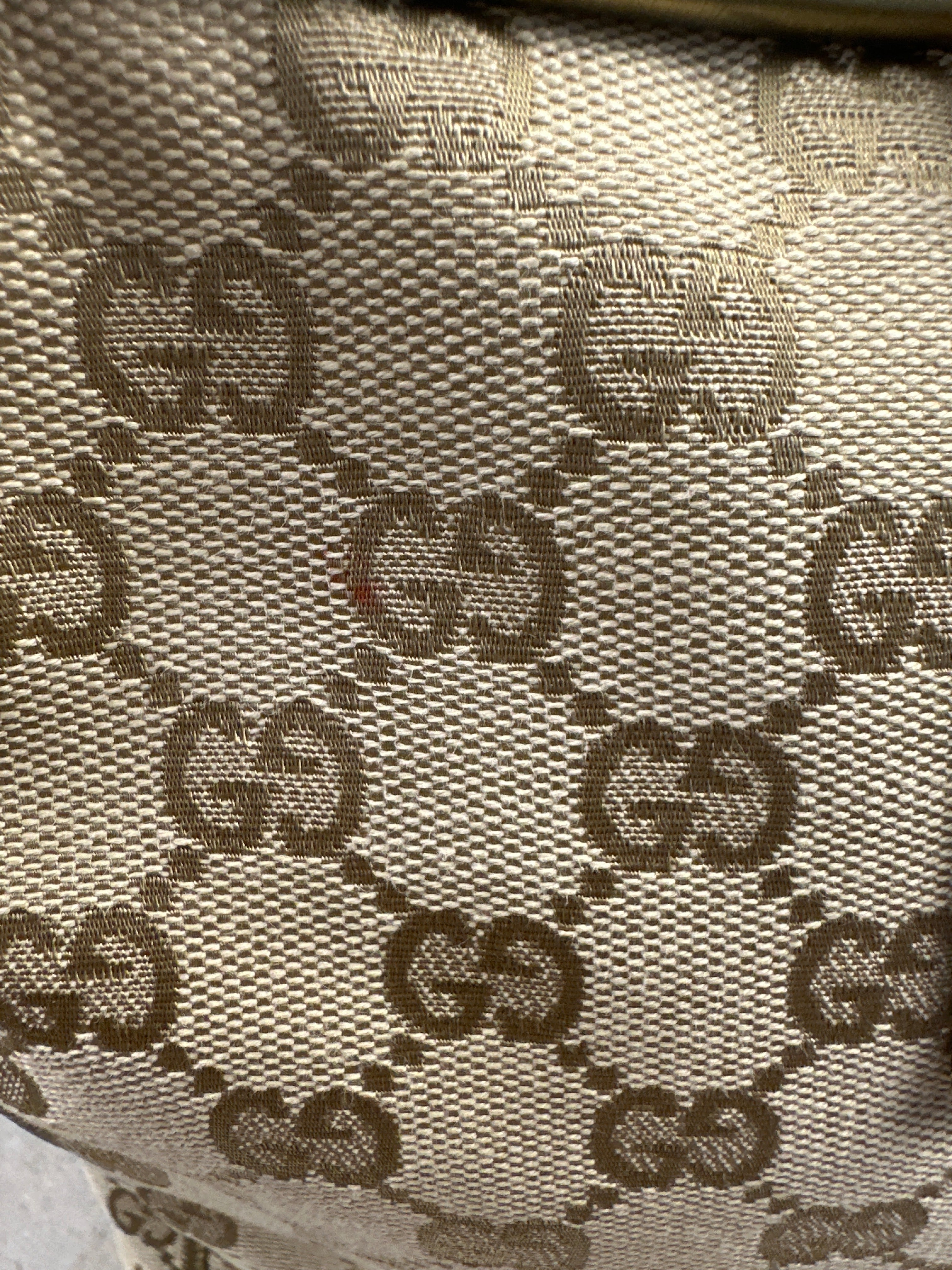 Gucci GG Canvas Web Duffle Bag