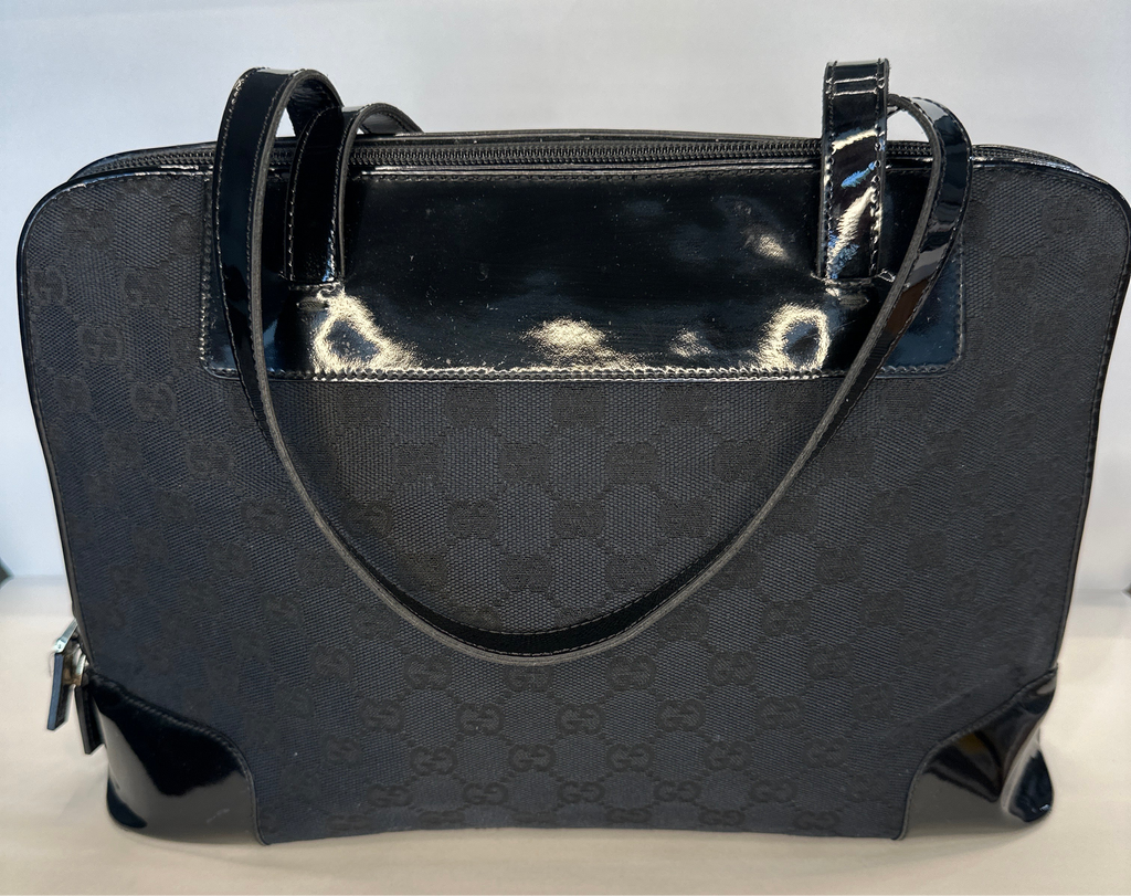 GUCCI GG monogram canvas purse