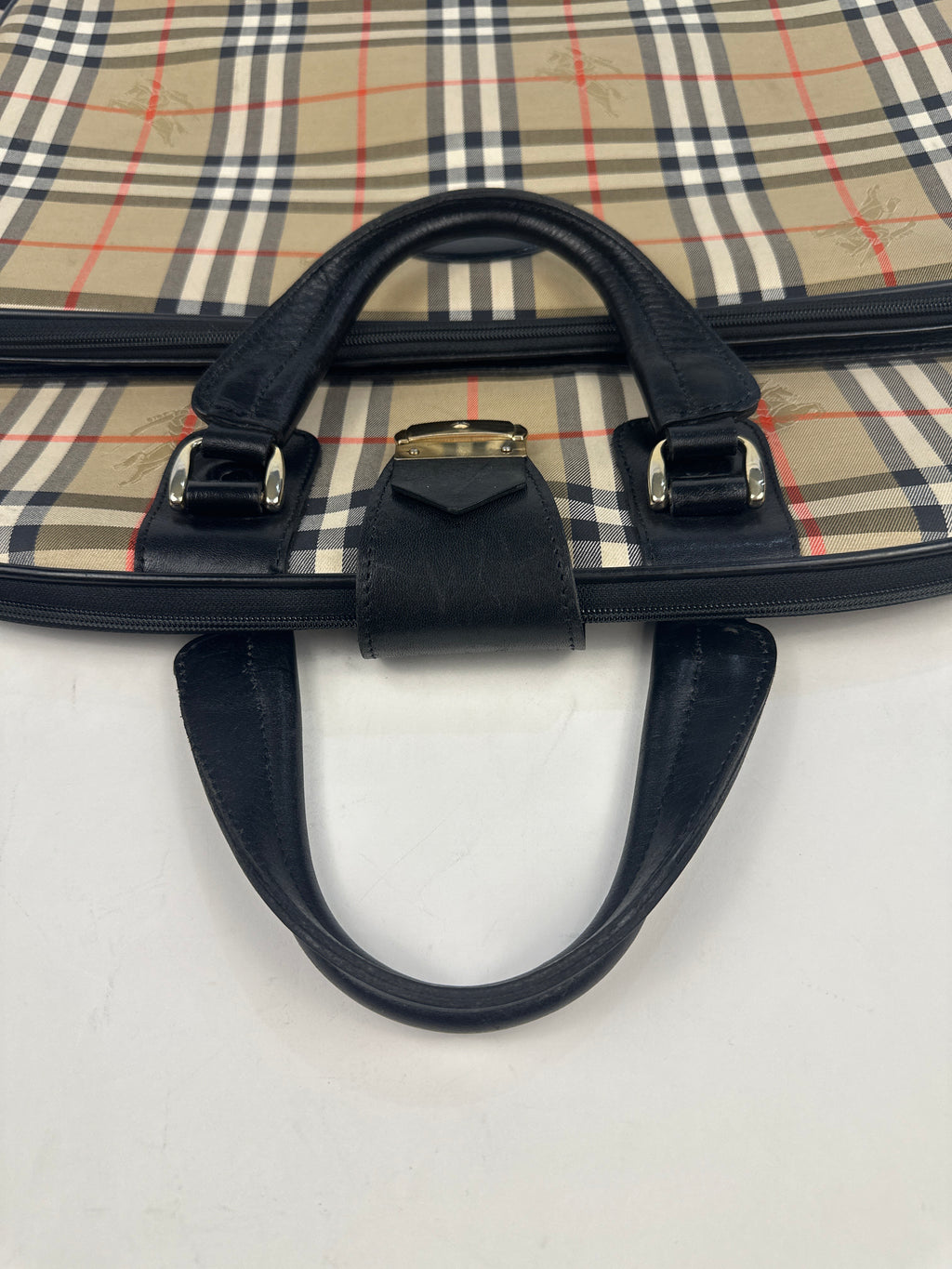 Burberry Nova Check Canvas Garment Bag