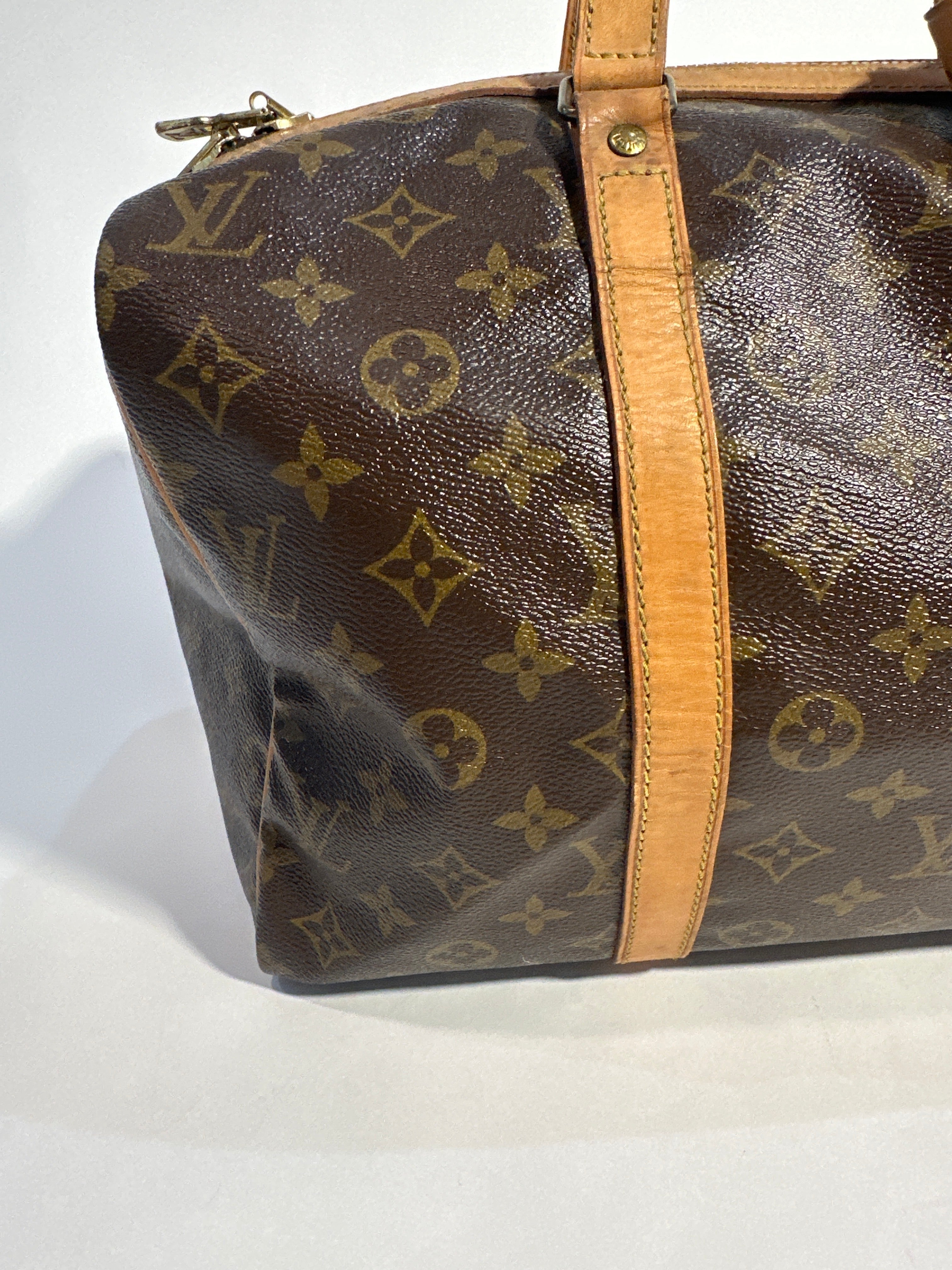 Vintage Louis Vuitton Monogram Sac Souple 35 Travel Bag