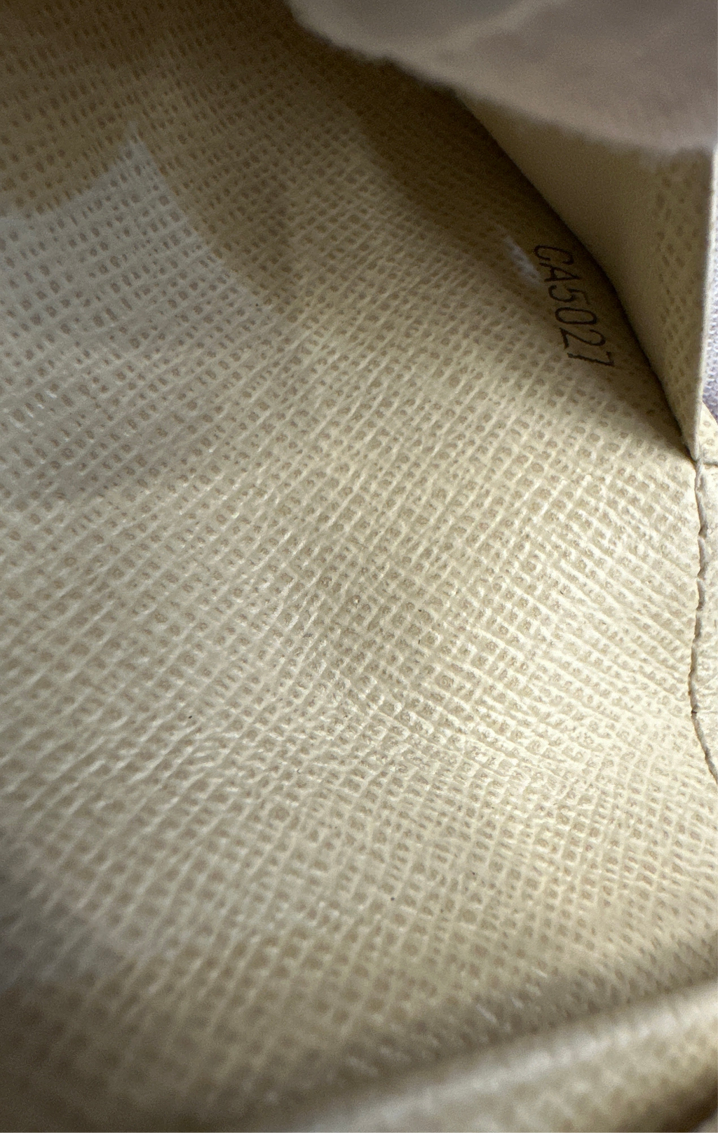 Vintage Louis Vuitton Damier Azur Canvas Envelope Business Card Holder 2007