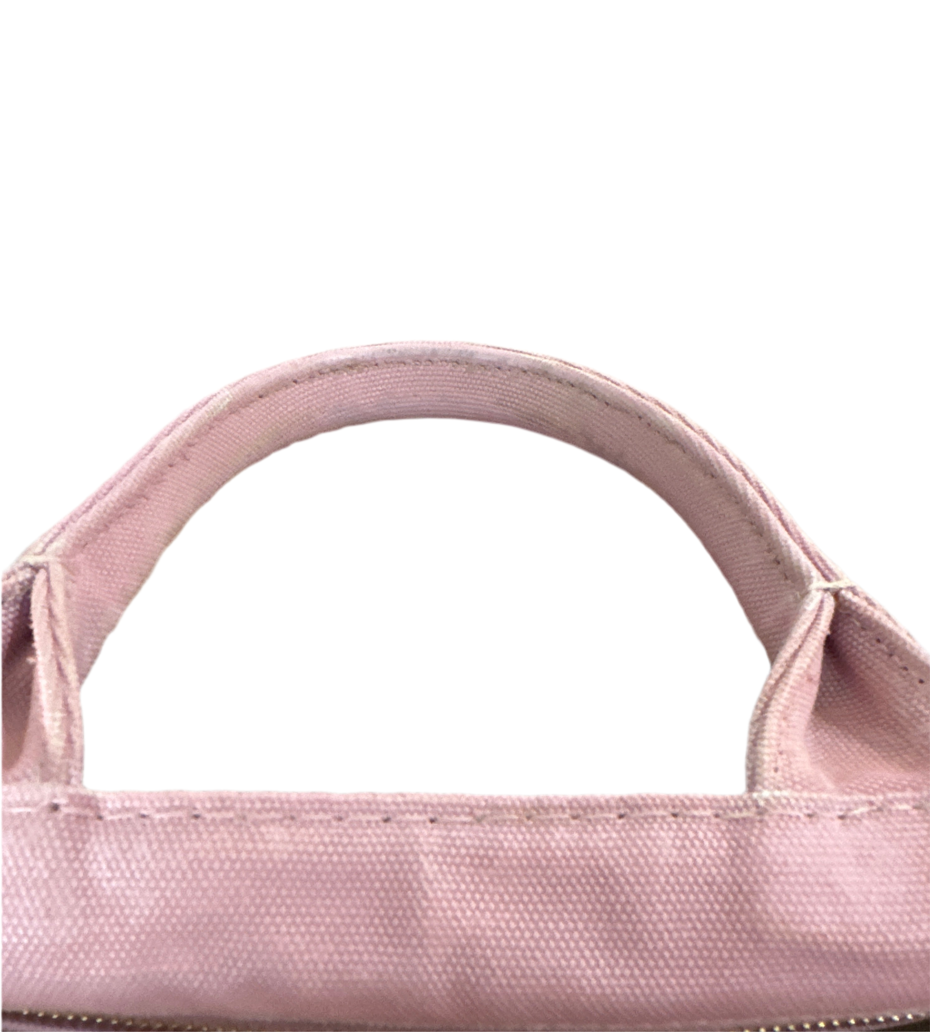 Prada Canapa Small Logo Tote in Pink
