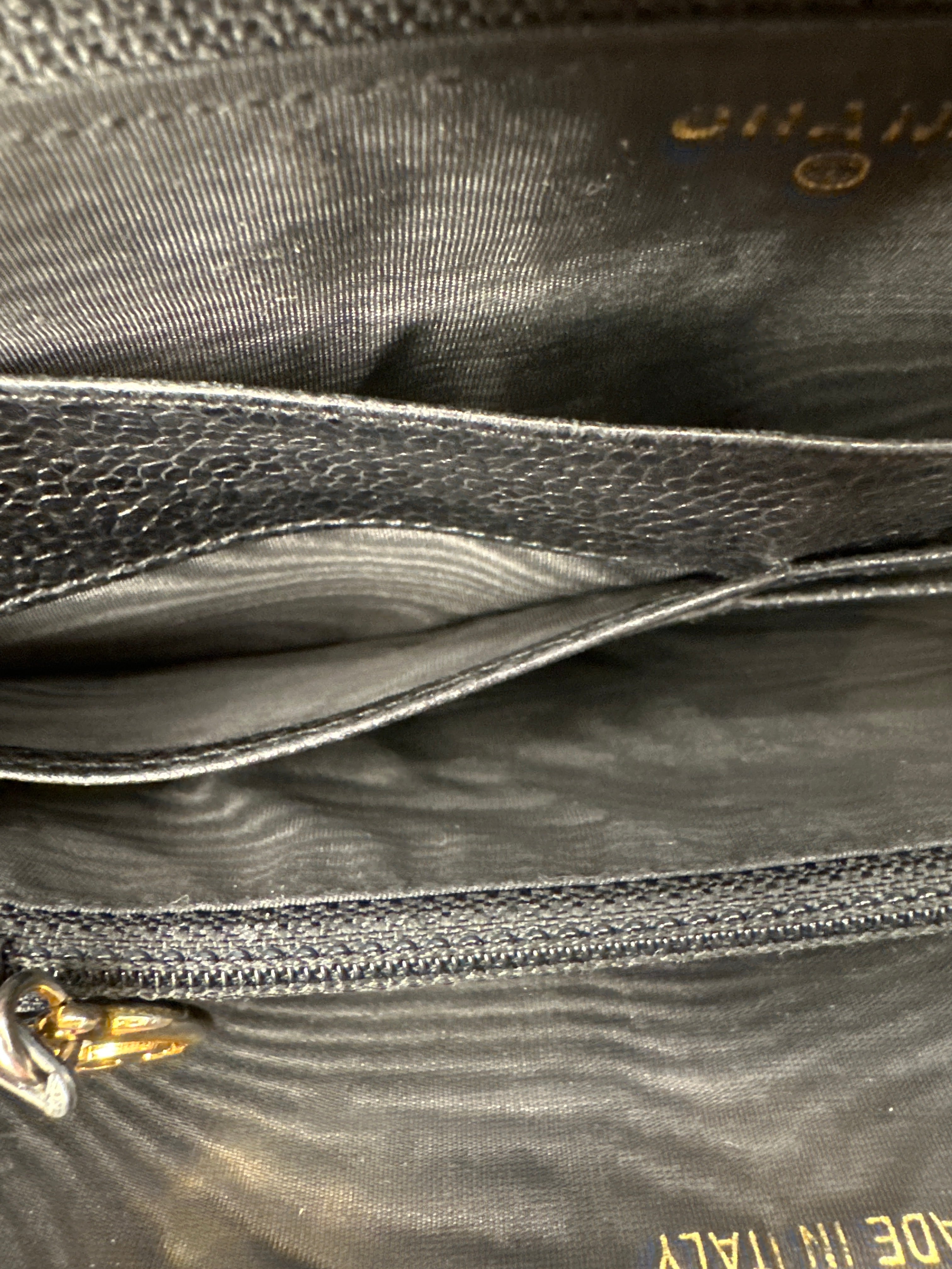 Vintage Chanel CC Wallet zip around