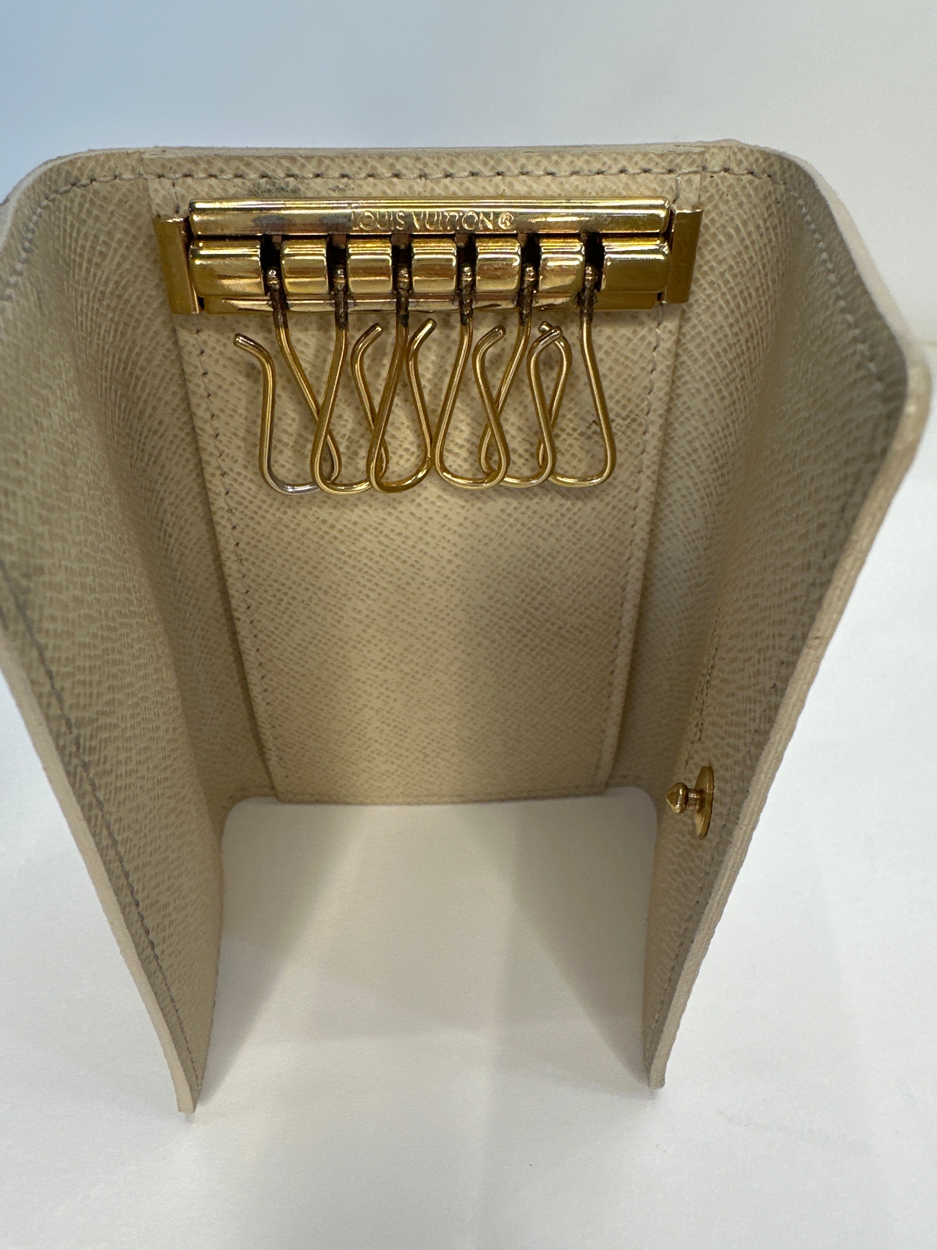Louis Vuitton Damier Azur 6 Ring Key Case