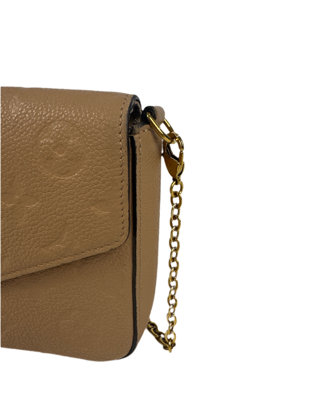 Louis Vuitton Pochette Félicie Monogram Empreinte Leather- Turtle Dove