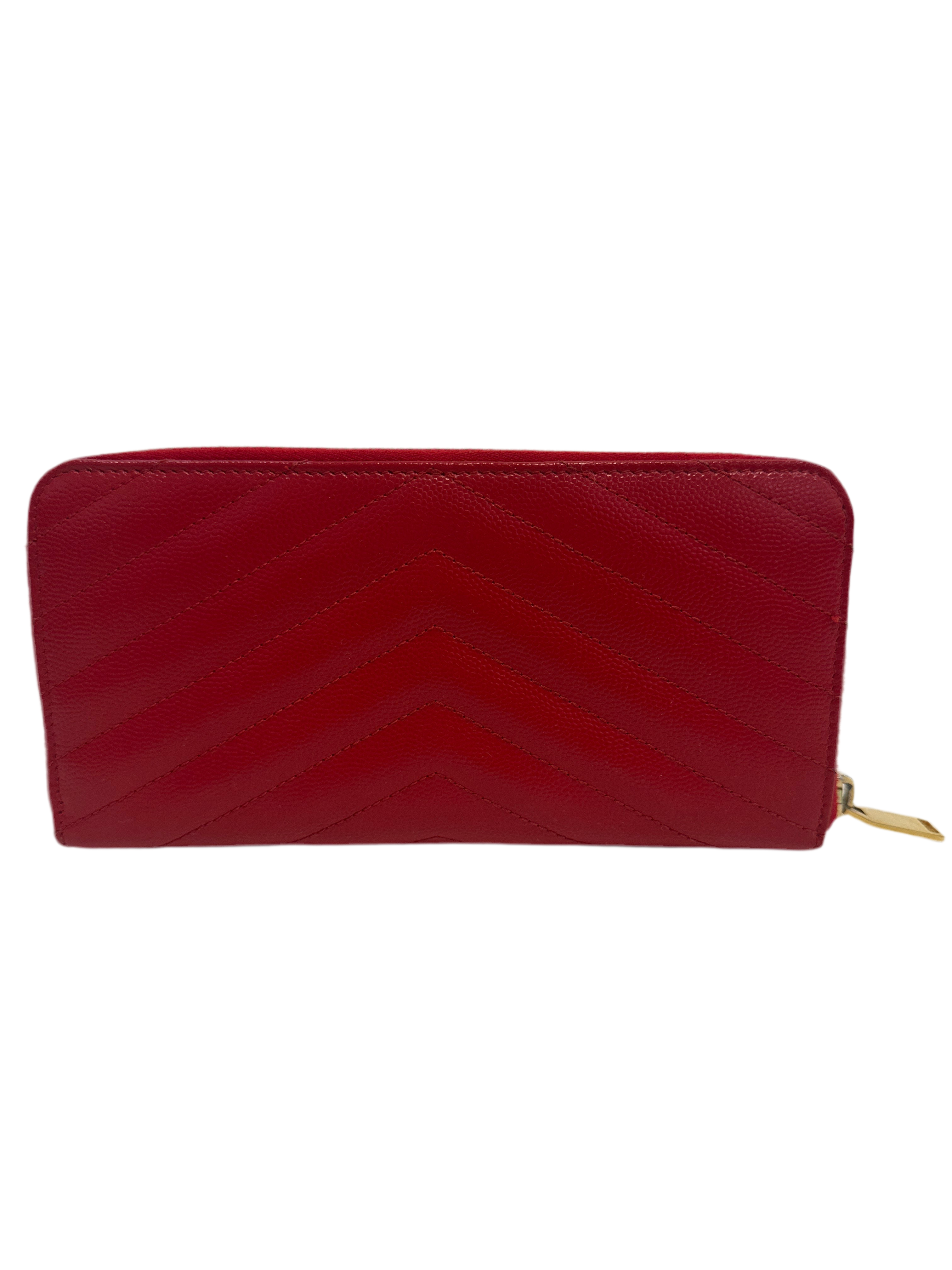 Saint Laurent Full Zip Wallet