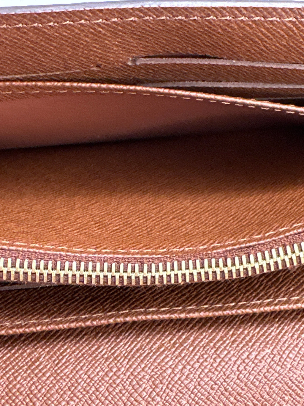 Louis Vuitton Monogram Coated Canvas Continental Sarah Wallet Brown