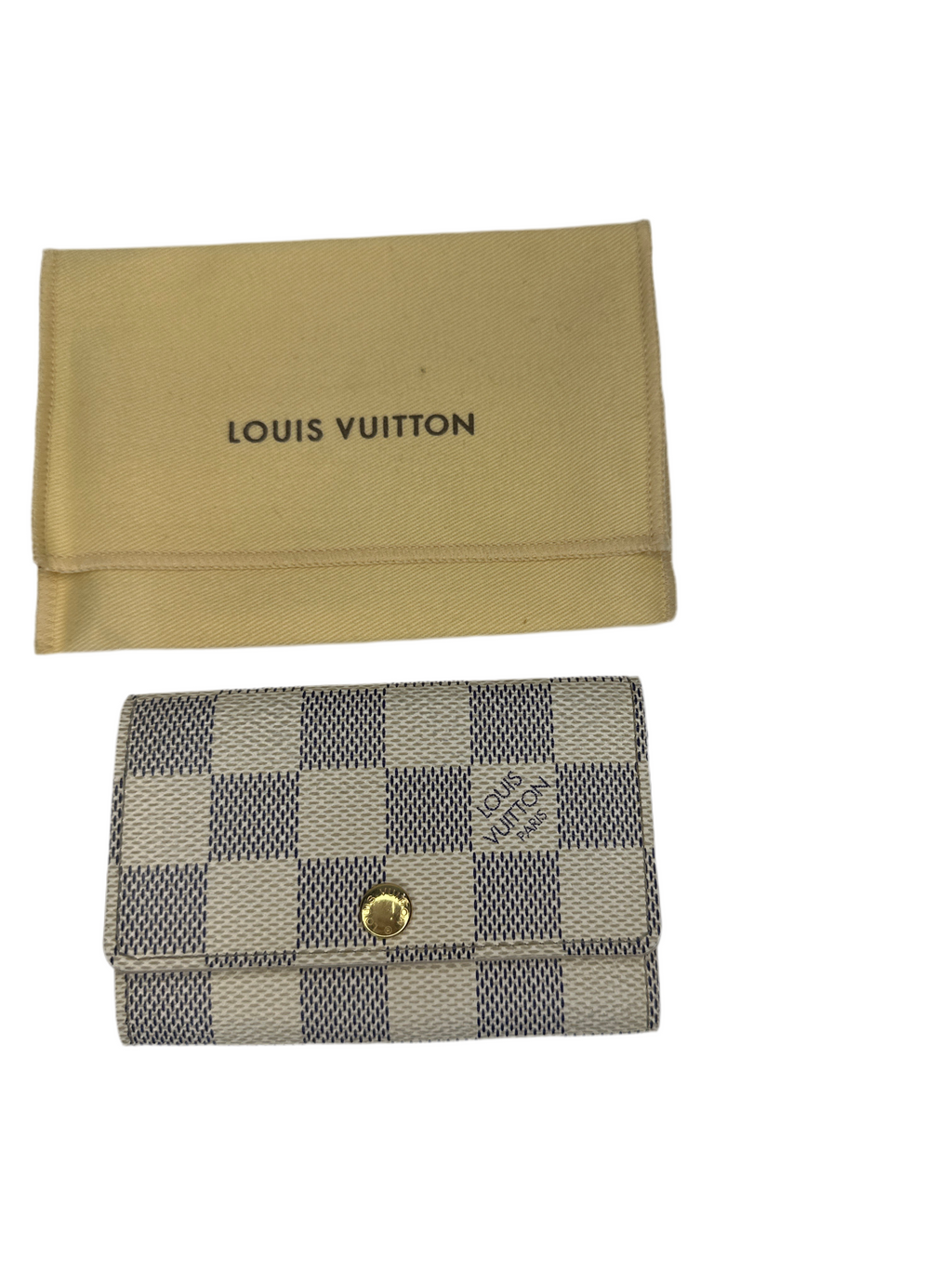 Louis Vuitton Damier Azur 6 Ring Key Case