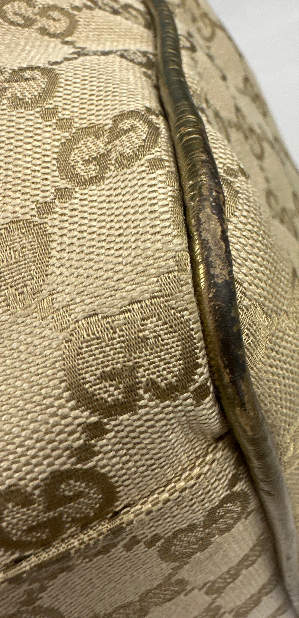 Gucci GG Canvas Web Duffle Bag