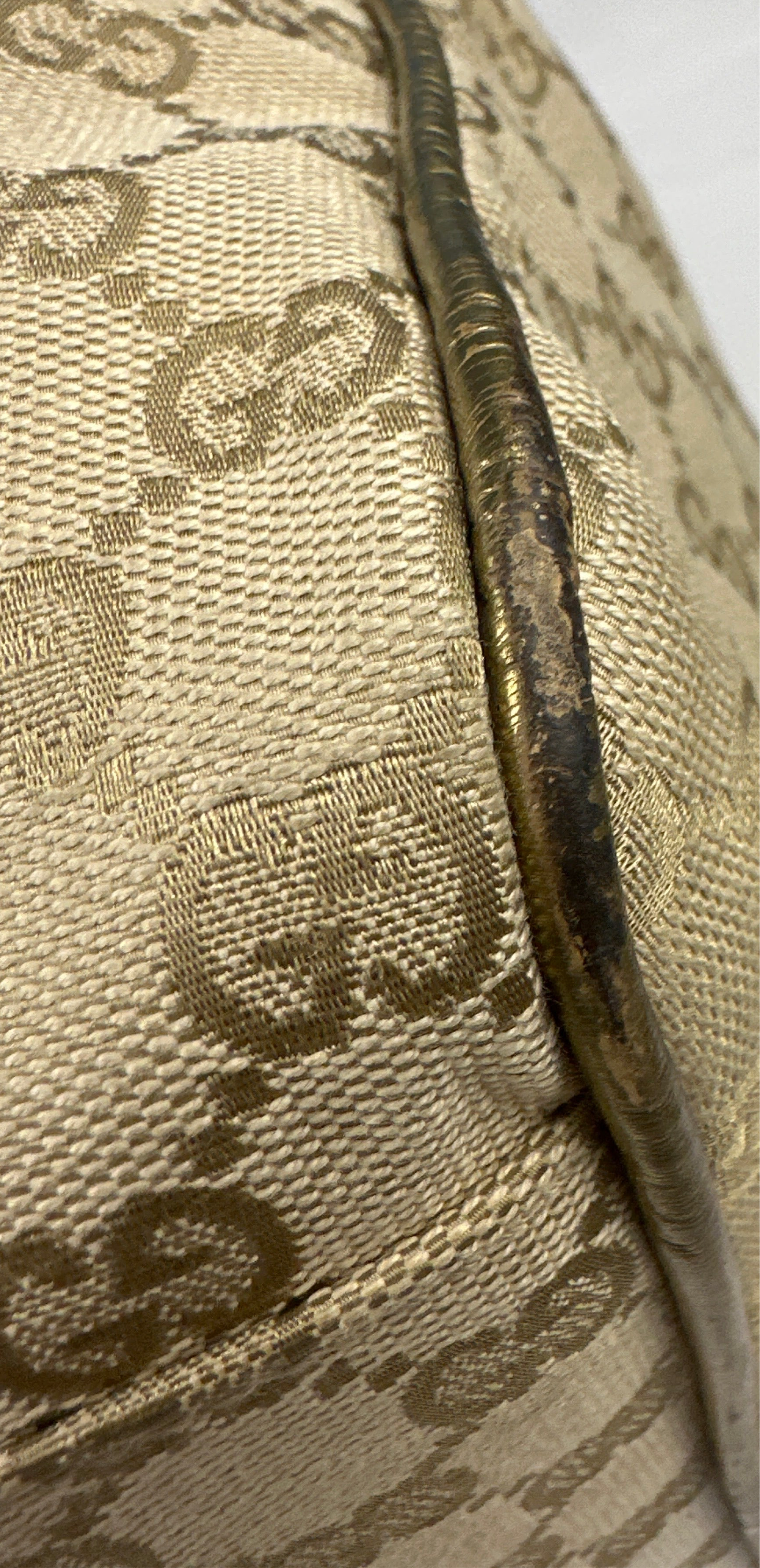 Gucci GG Canvas Web Duffle Bag