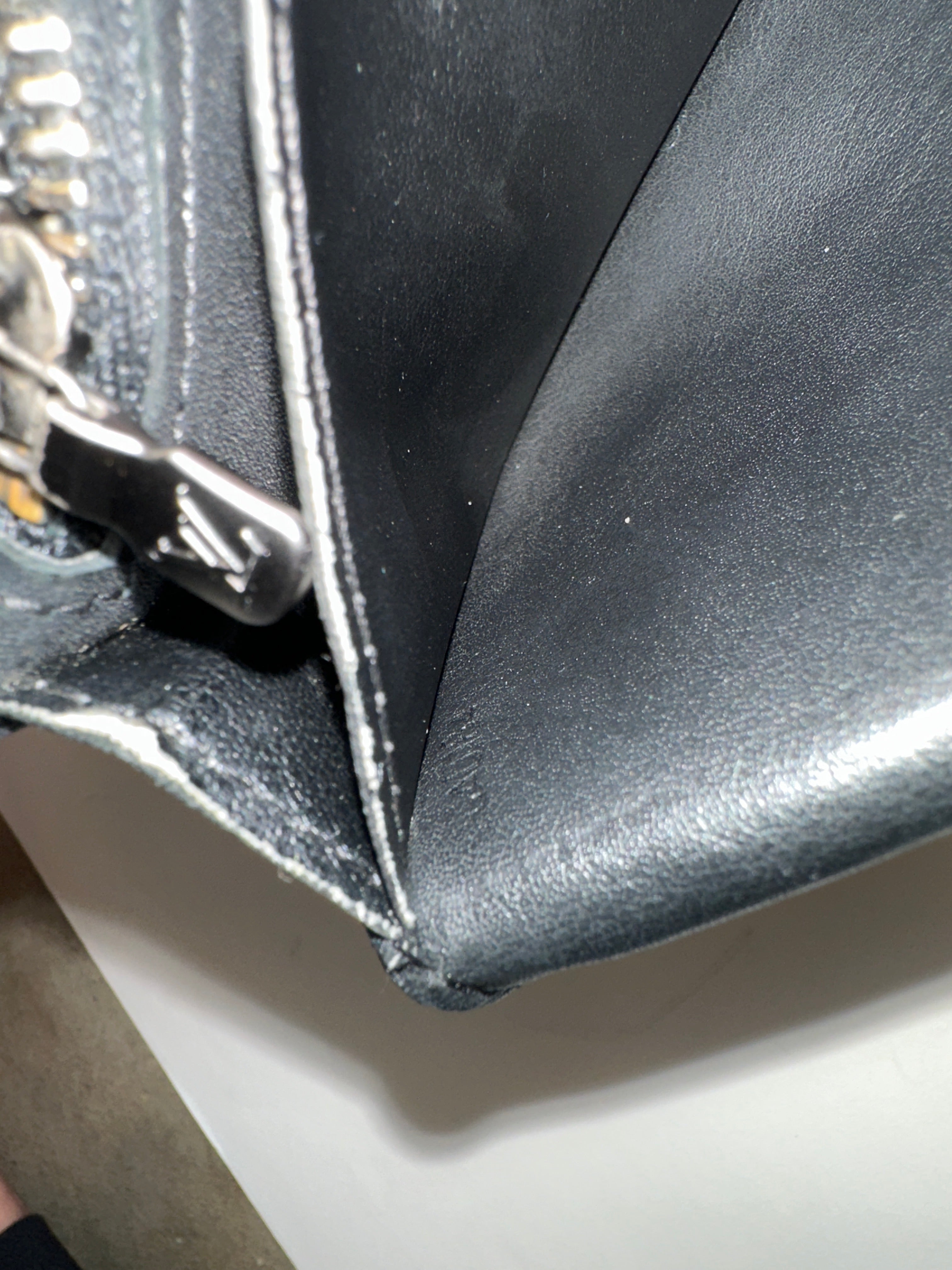 2014 Louis Vuitton Brazza Black Damier Graphite Canvas Long Wallet