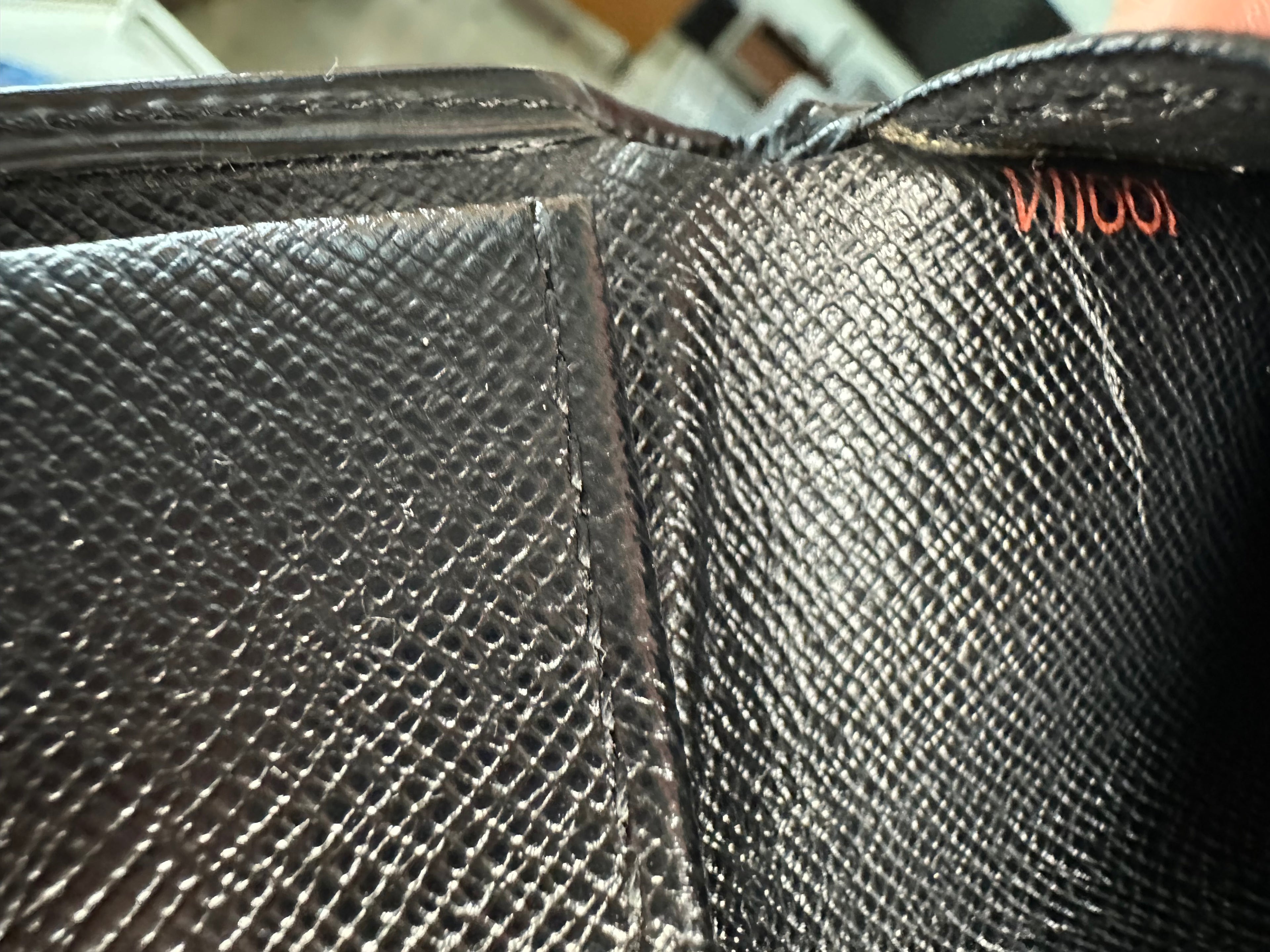 Vintage Louis Vuitton Epi Leather Multiple Wallet Black