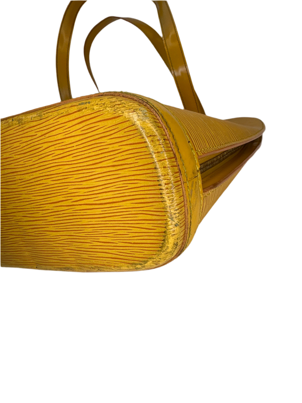 Vintage Louis Vuitton Epi shoulder bag comes with COA