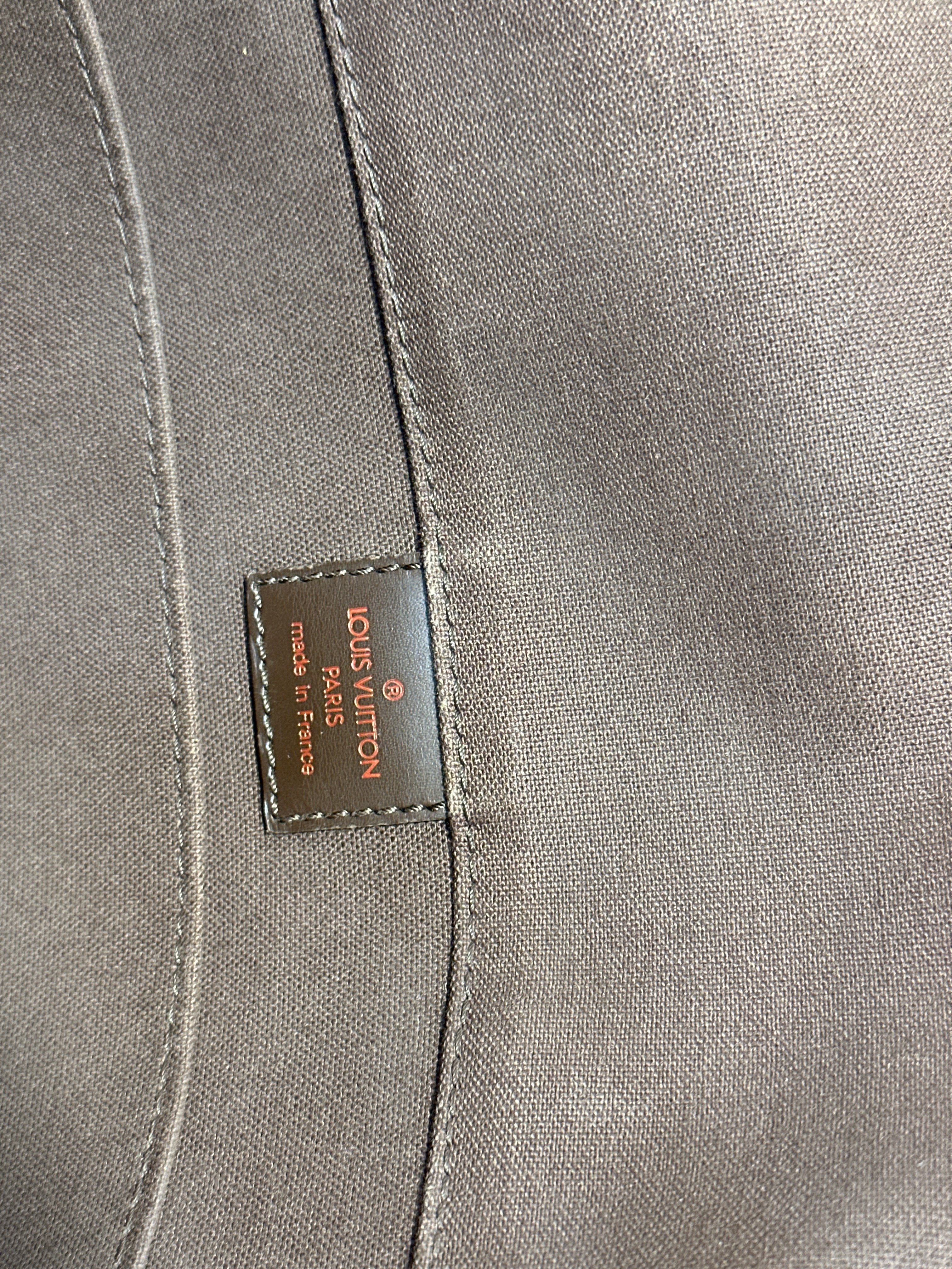 Louis Vuitton Damier Ebene Canvas and Leather Bastille Messenger