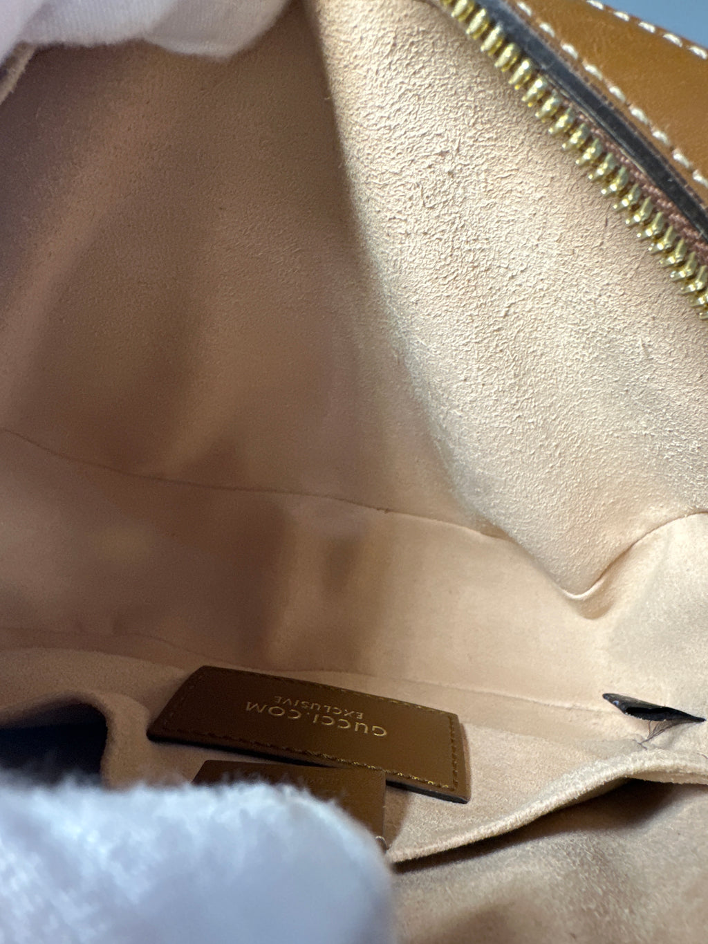 Gucci Supreme Monogram Floral Garden Embroidered Mini Chain Shoulder Bag Beige Tuscany with COA