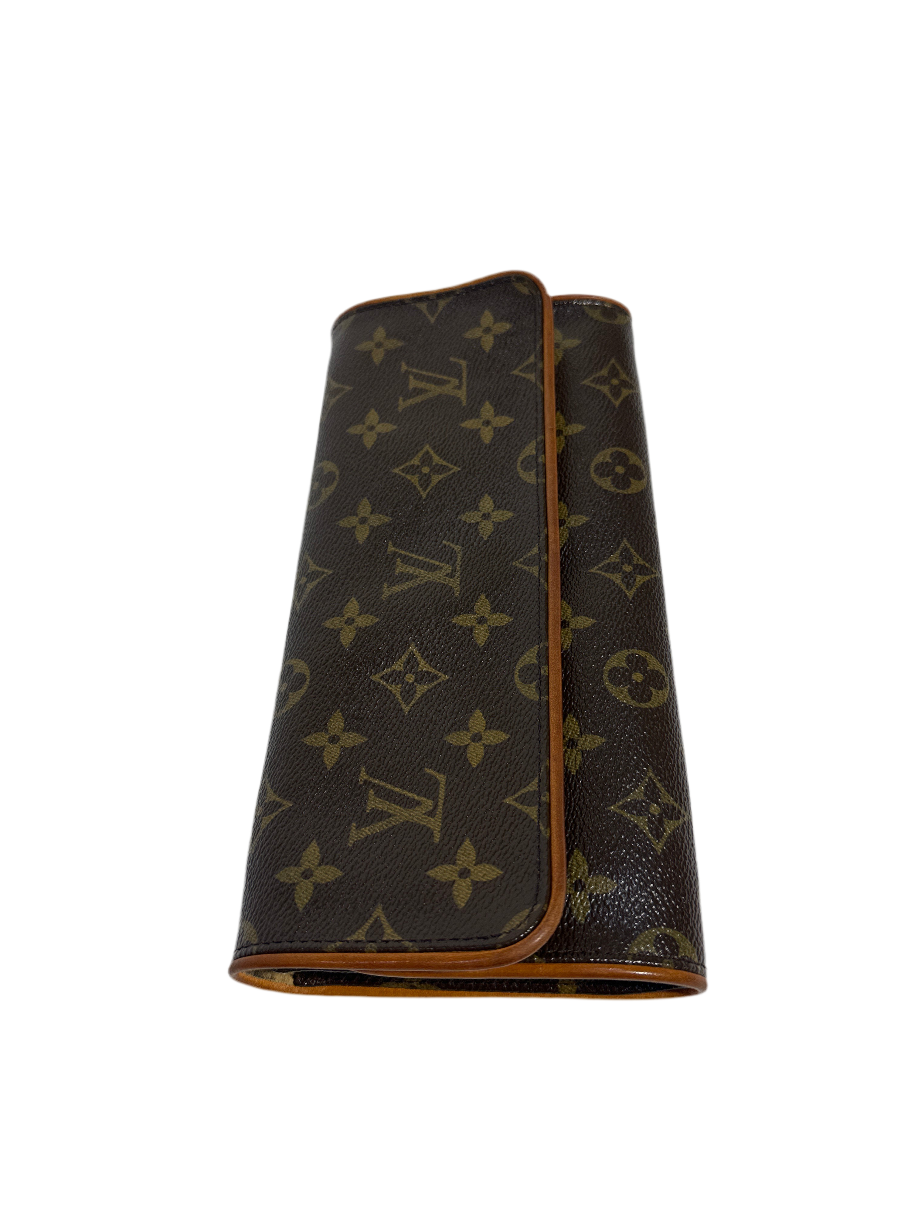 LOUIS VUITTON Monogram Pochette Twin GM
