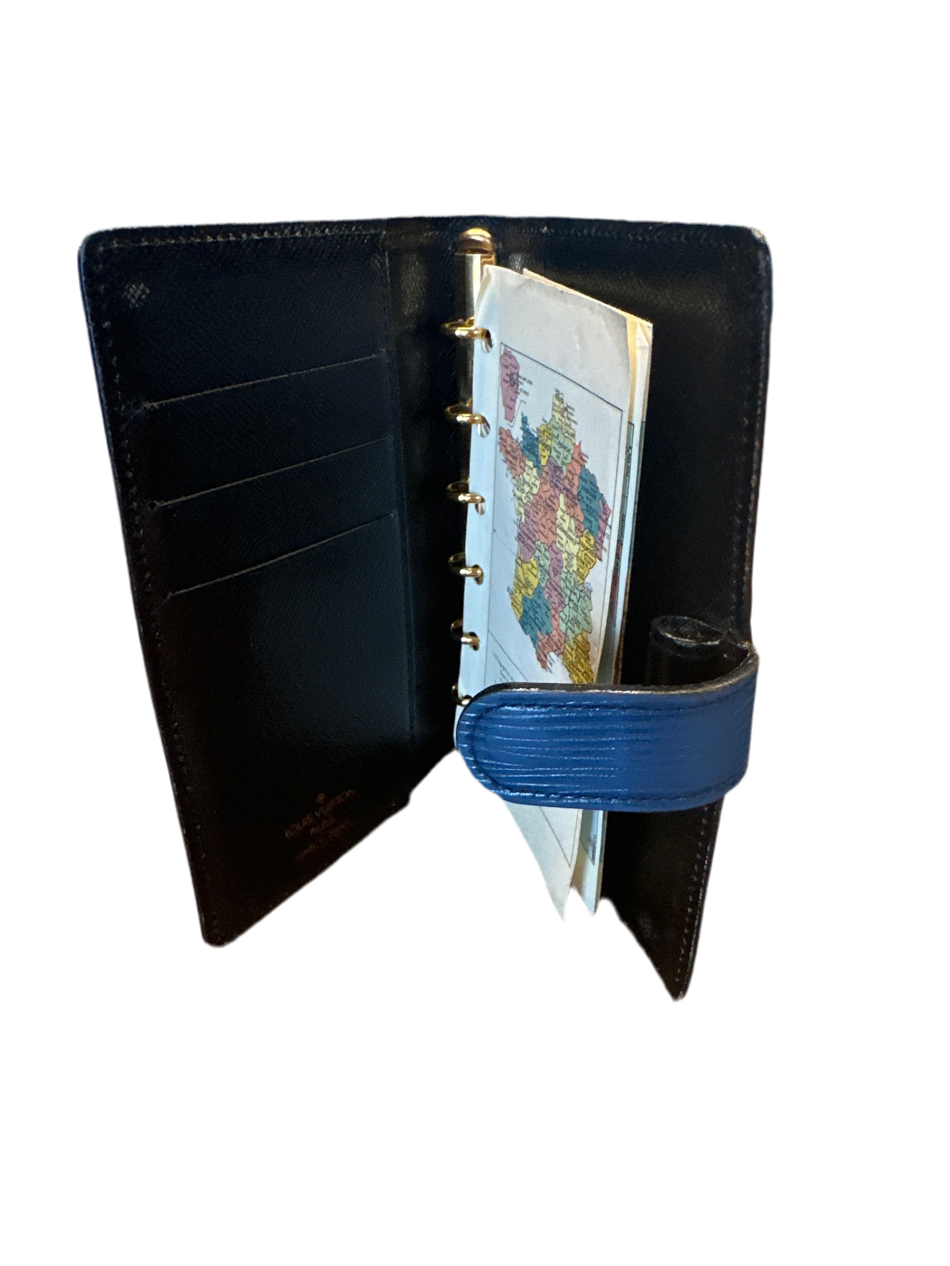 Vintage Louis Vuitton
Epi Small Ring Agenda Cover in Blue