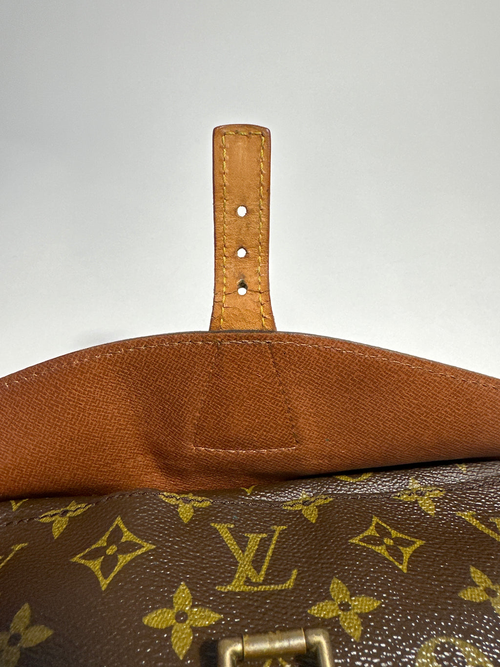 Vintage Louis Vuitton Monogram Jeune Fille Shoulder Bag Brown