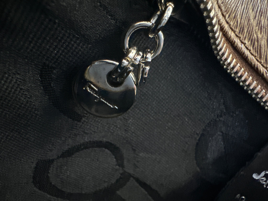 Salvatore Ferragamo Shoulder Bag Leather Brown