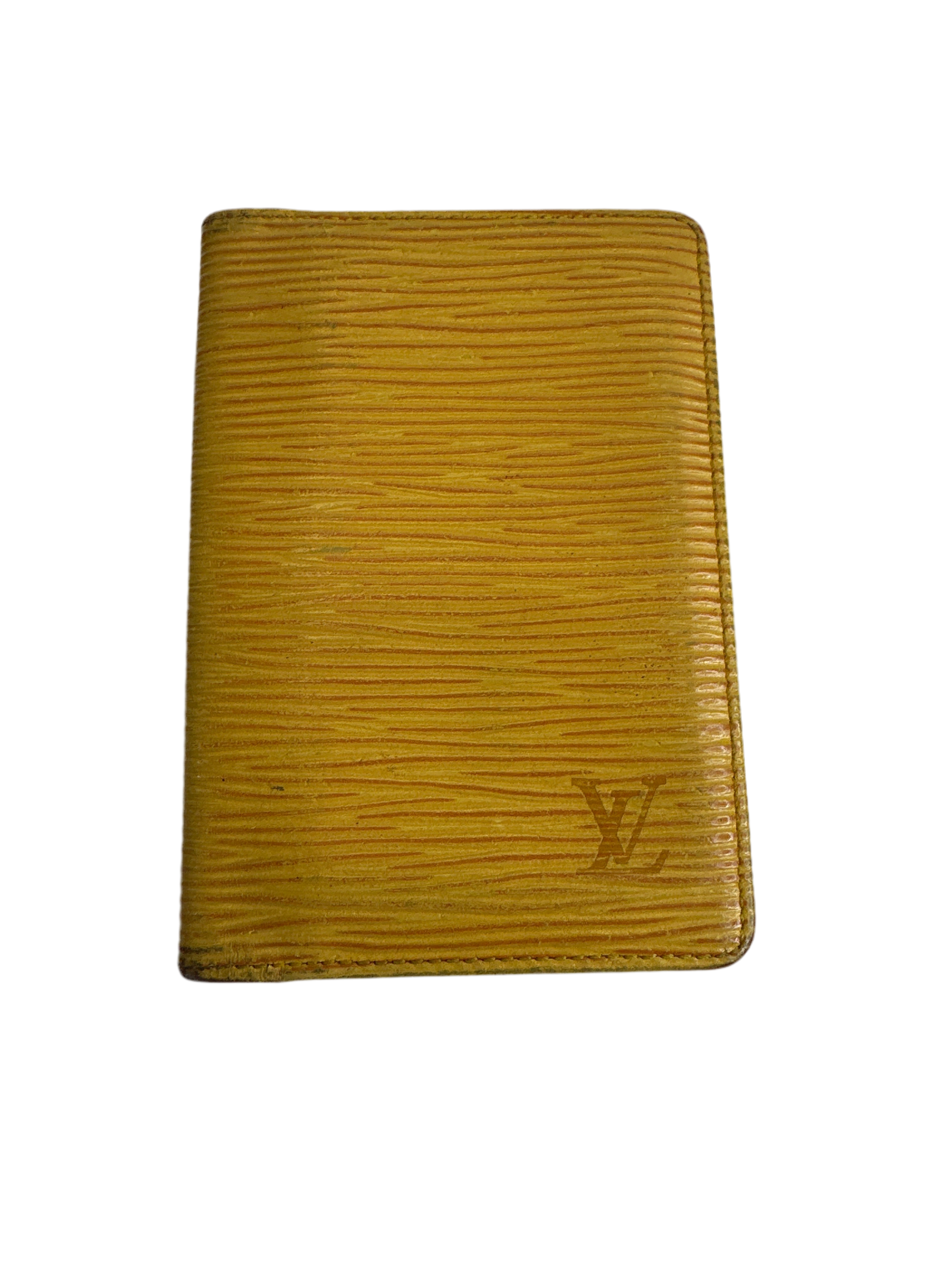 Vintage Louis Vuitton Yellow Pocket Organizer