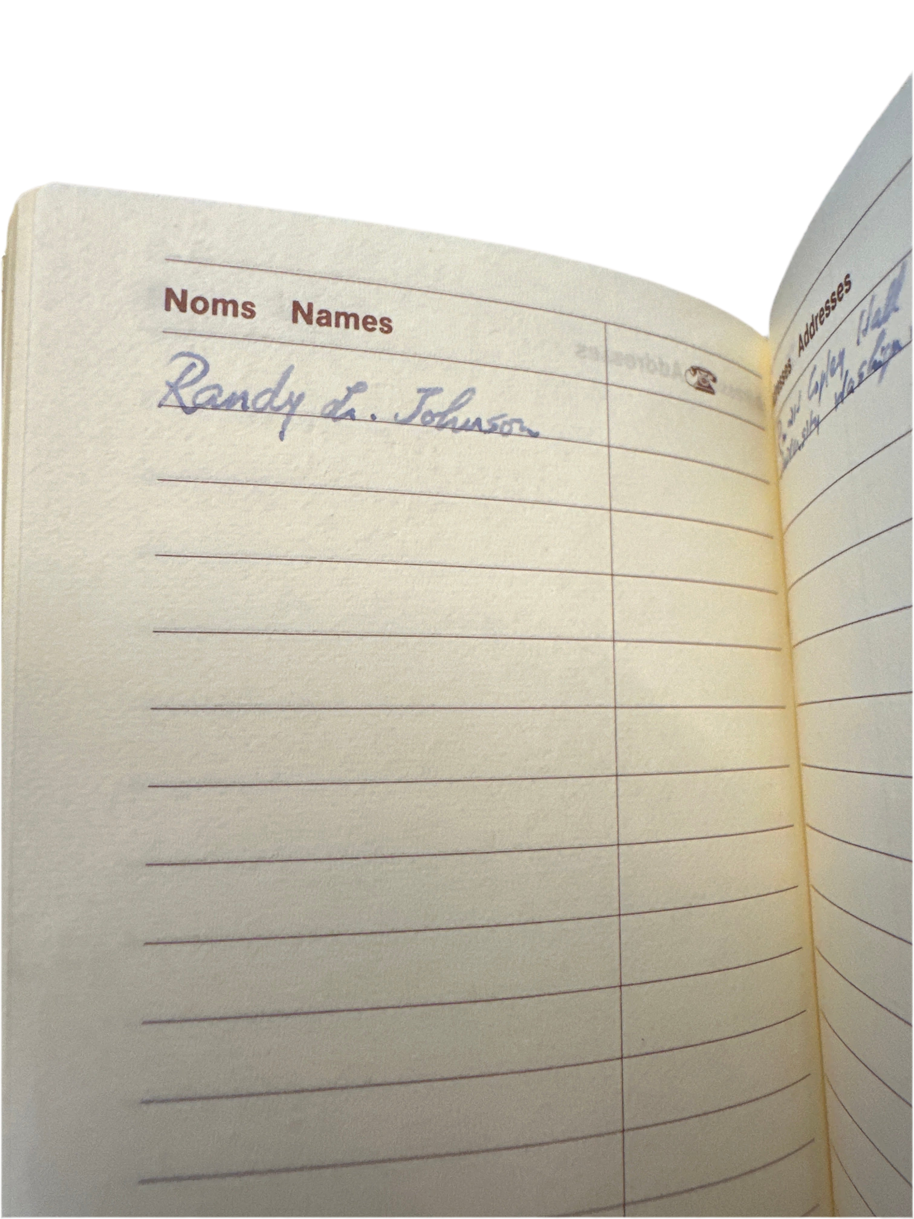 Rare Vintage Cartier Address Book