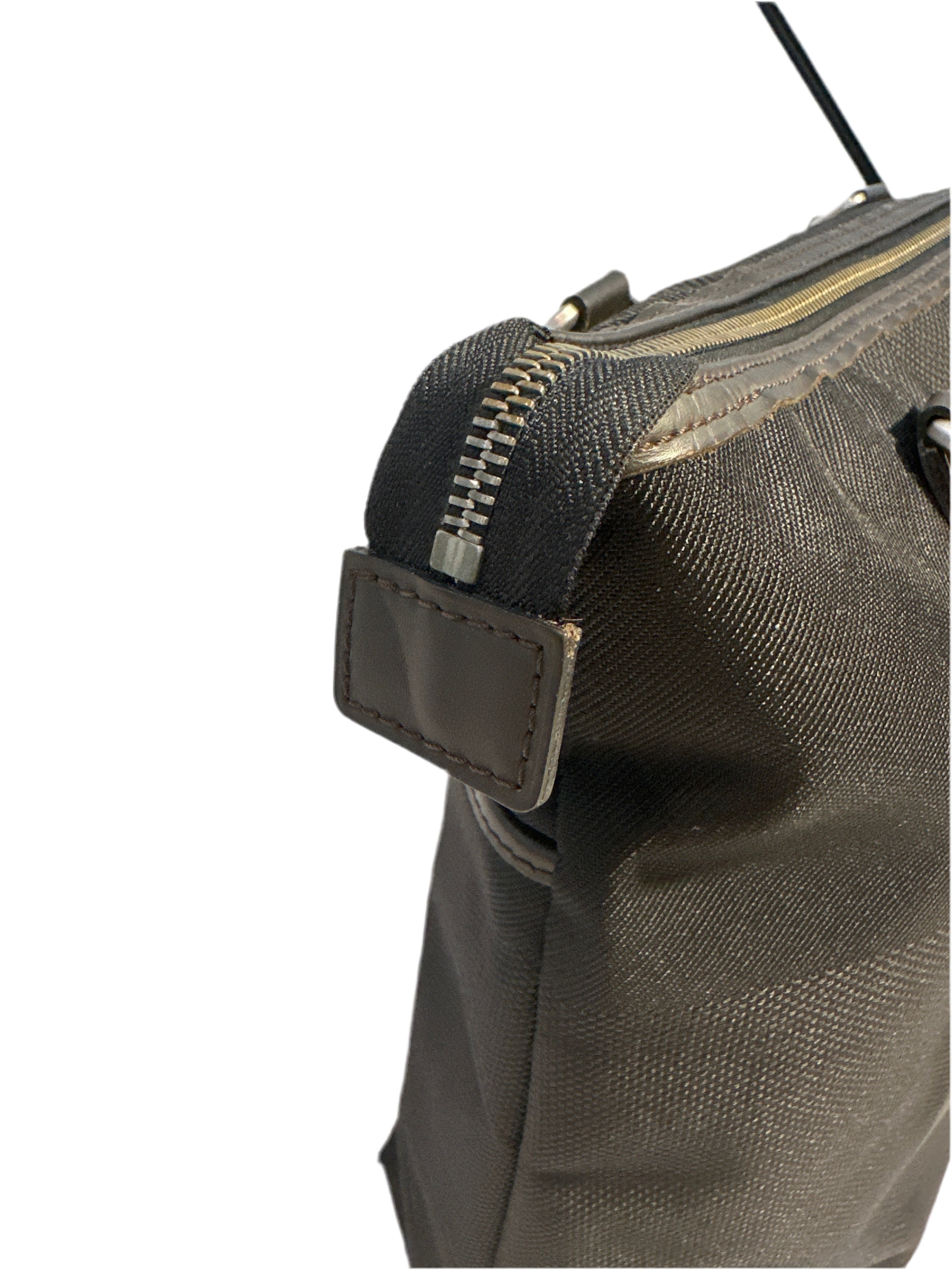 Louis Vuitton Cougar Damier Jean Tote Bag Black Brown with COA