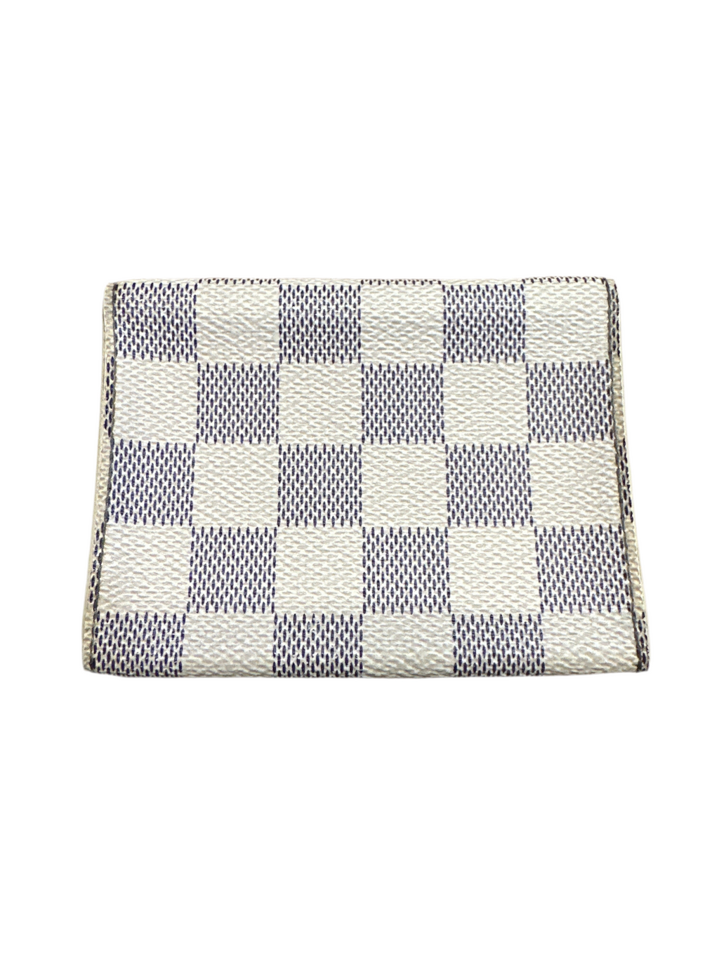 Vintage Louis Vuitton Damier Azur Canvas Envelope Business Card Holder 2007