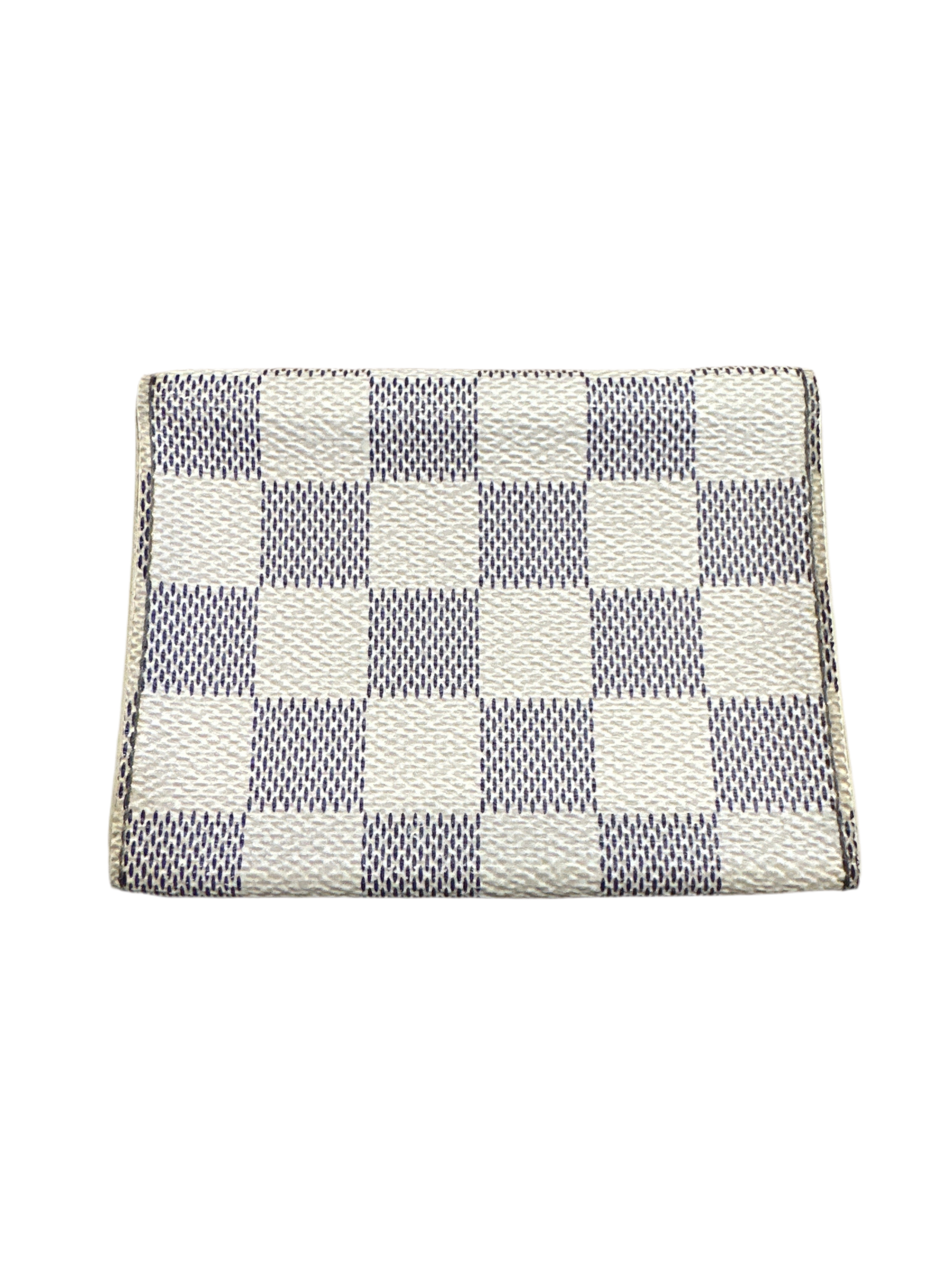 Vintage Louis Vuitton Damier Azur Canvas Envelope Business Card Holder 2007