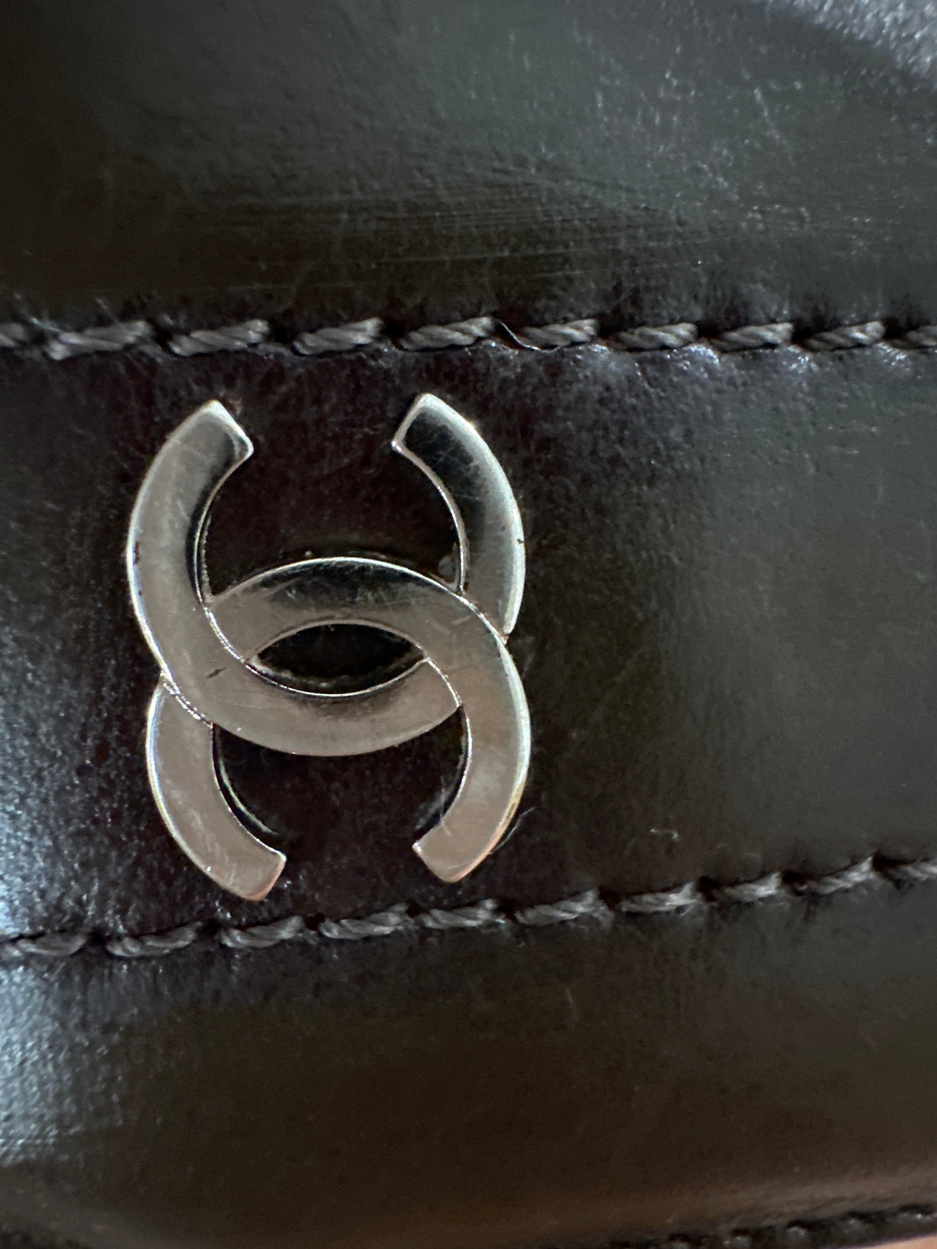 Chanel Mademoiselle Lamb Skin Quilted Wallet