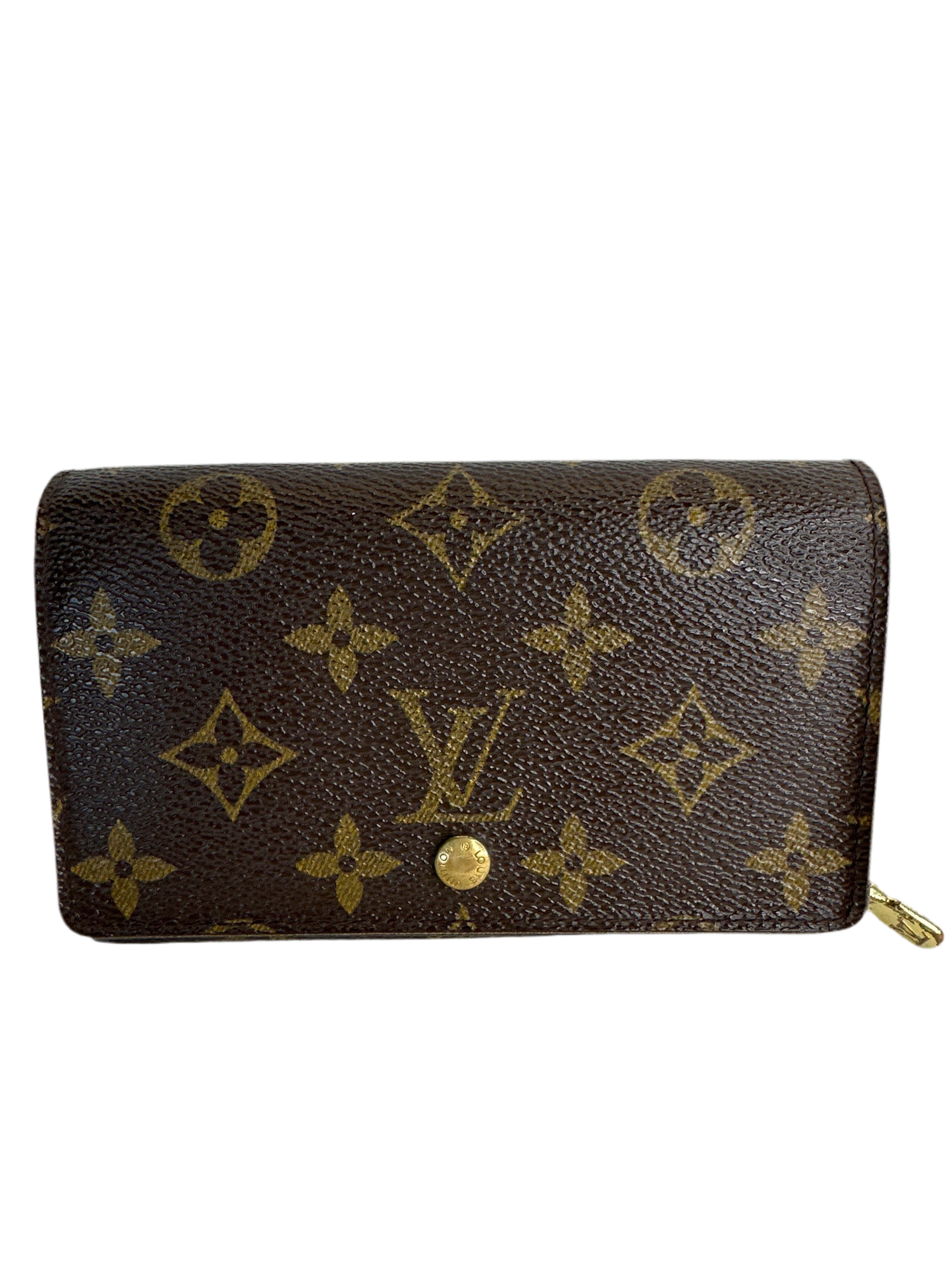 Vintage Louis Vuitton Monogram Porte-Monnaie Billets Tresor Wallet