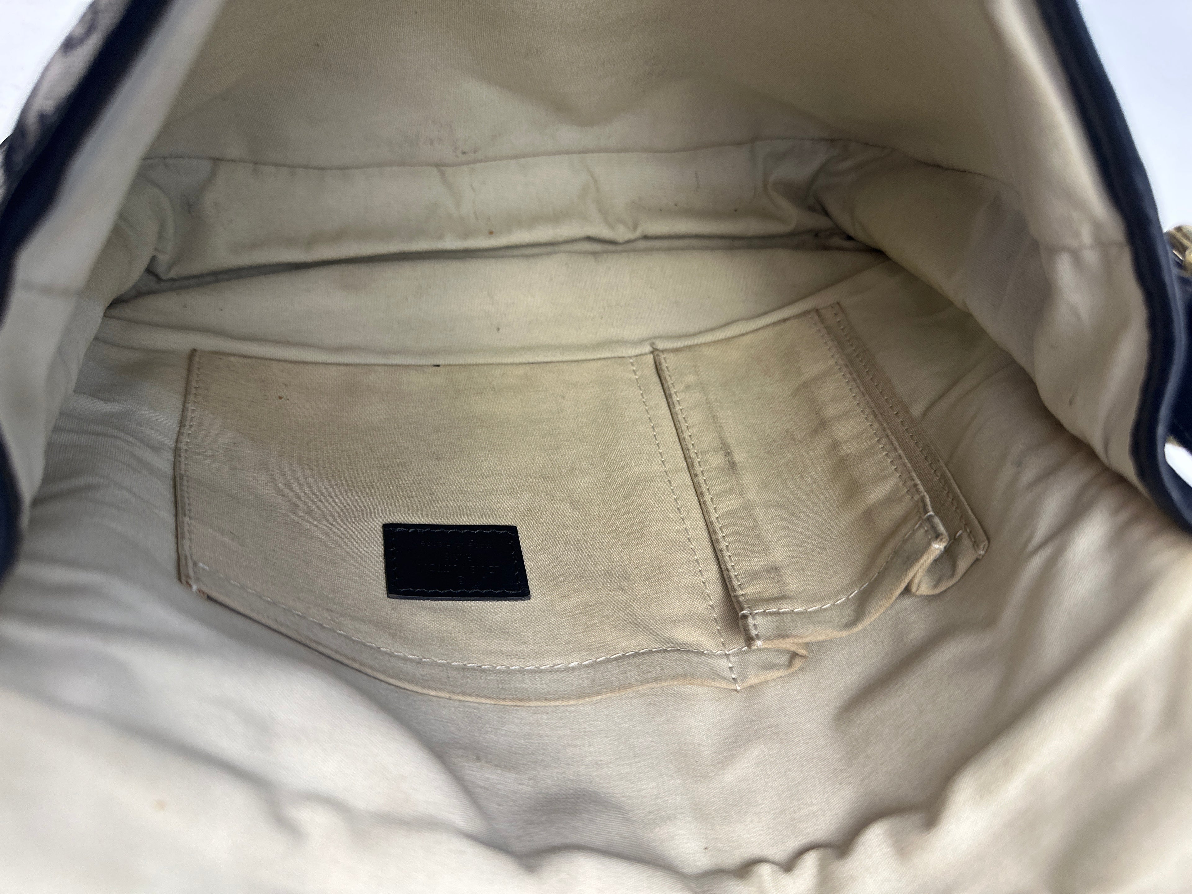 LOUIS VUITTON Monogram Mini Belanger Shoulder Bag Blue