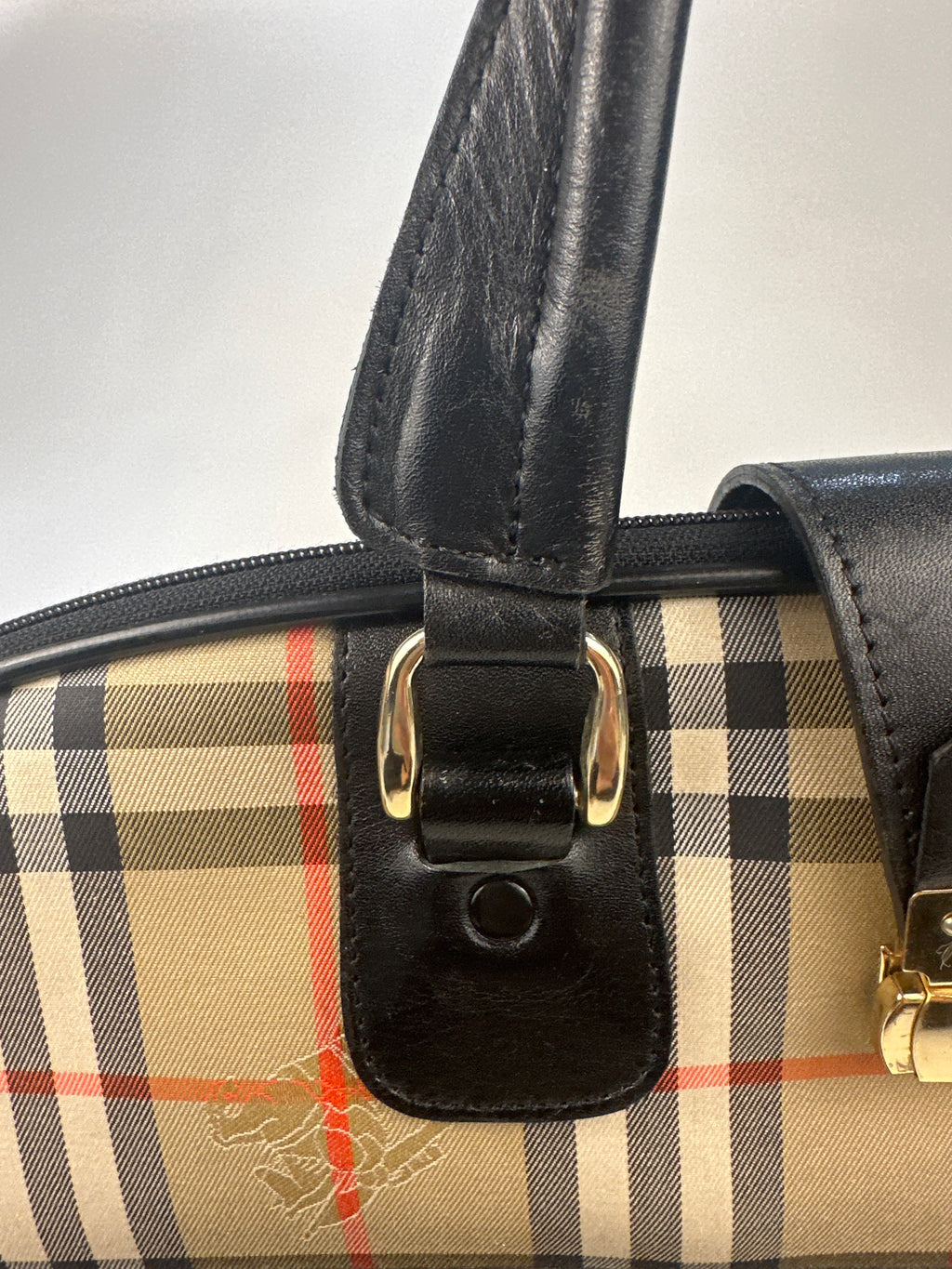 Burberry Nova Check Canvas Garment Bag