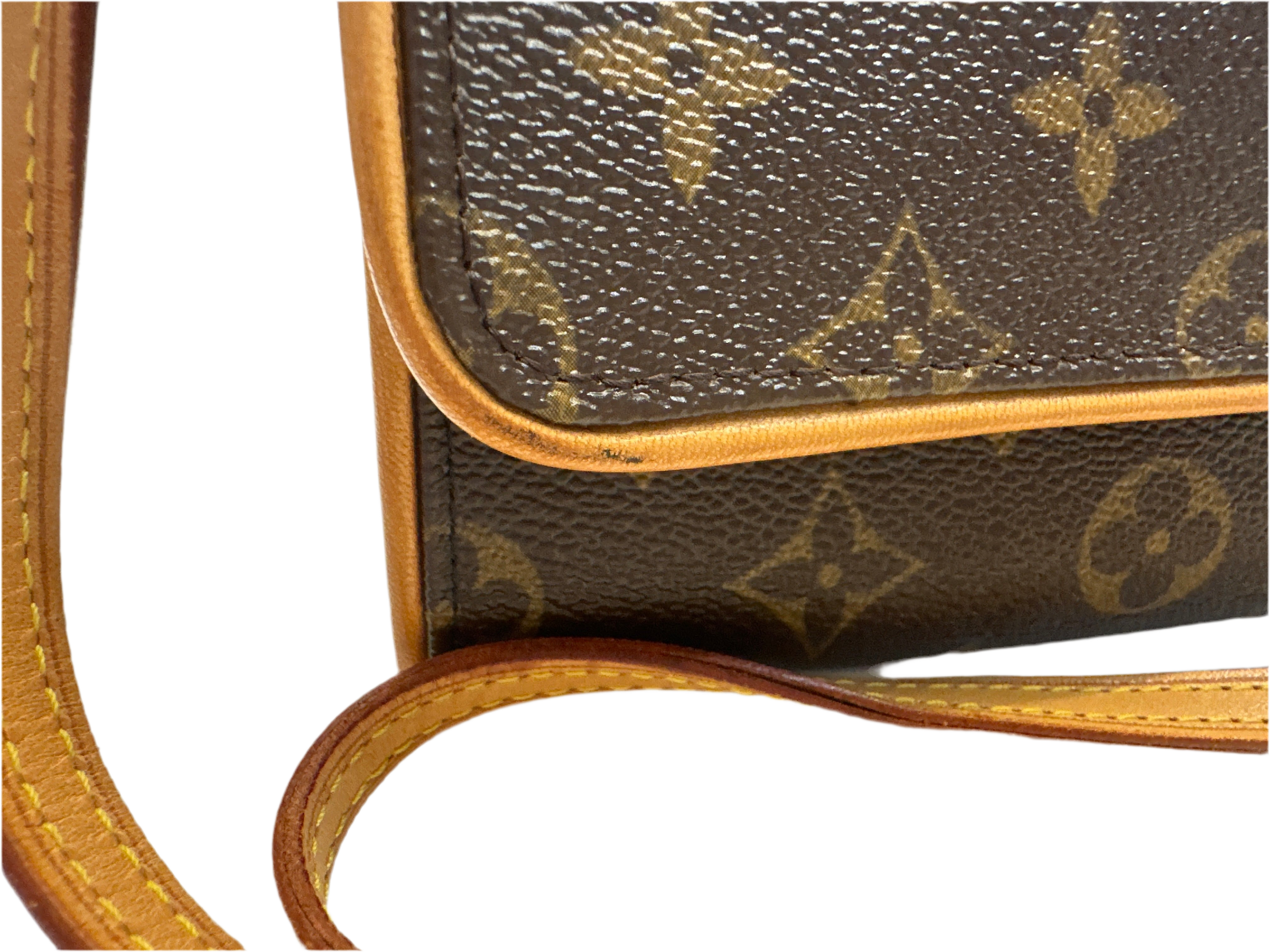 Vintage Louis Vuitton Monogram Pochette Twin 2000