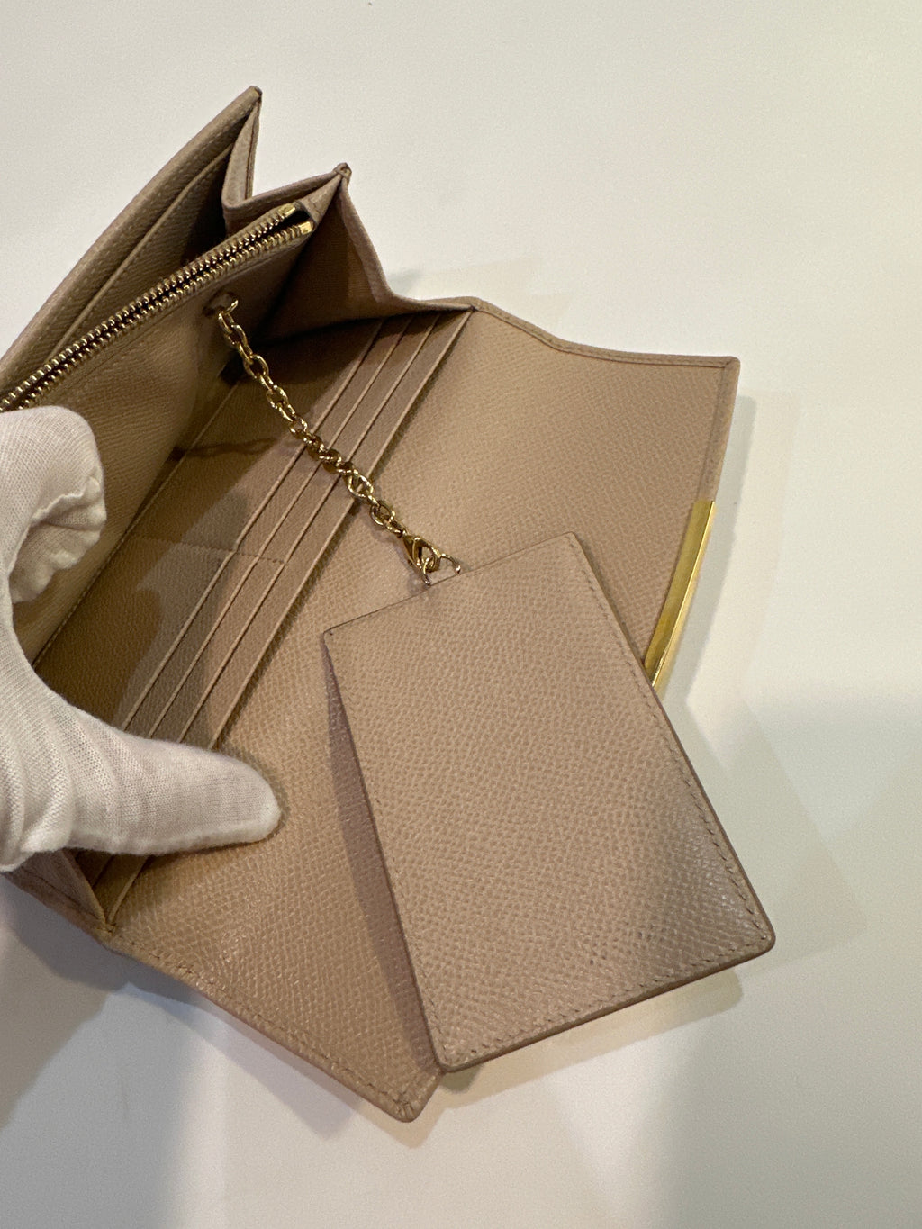 Salvatore Ferragamo Wallet with Hanging ID Tag