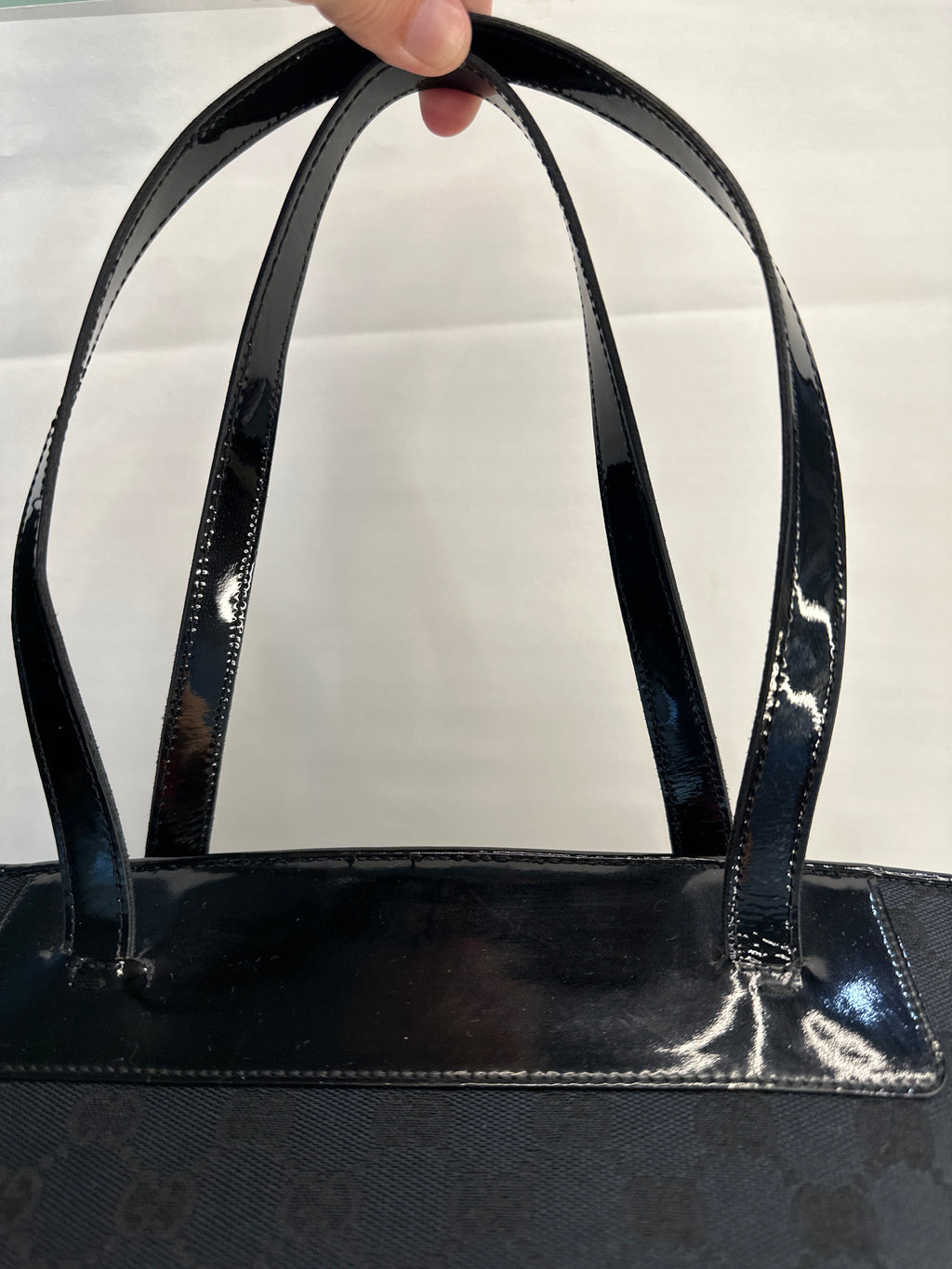 GUCCI GG monogram canvas purse