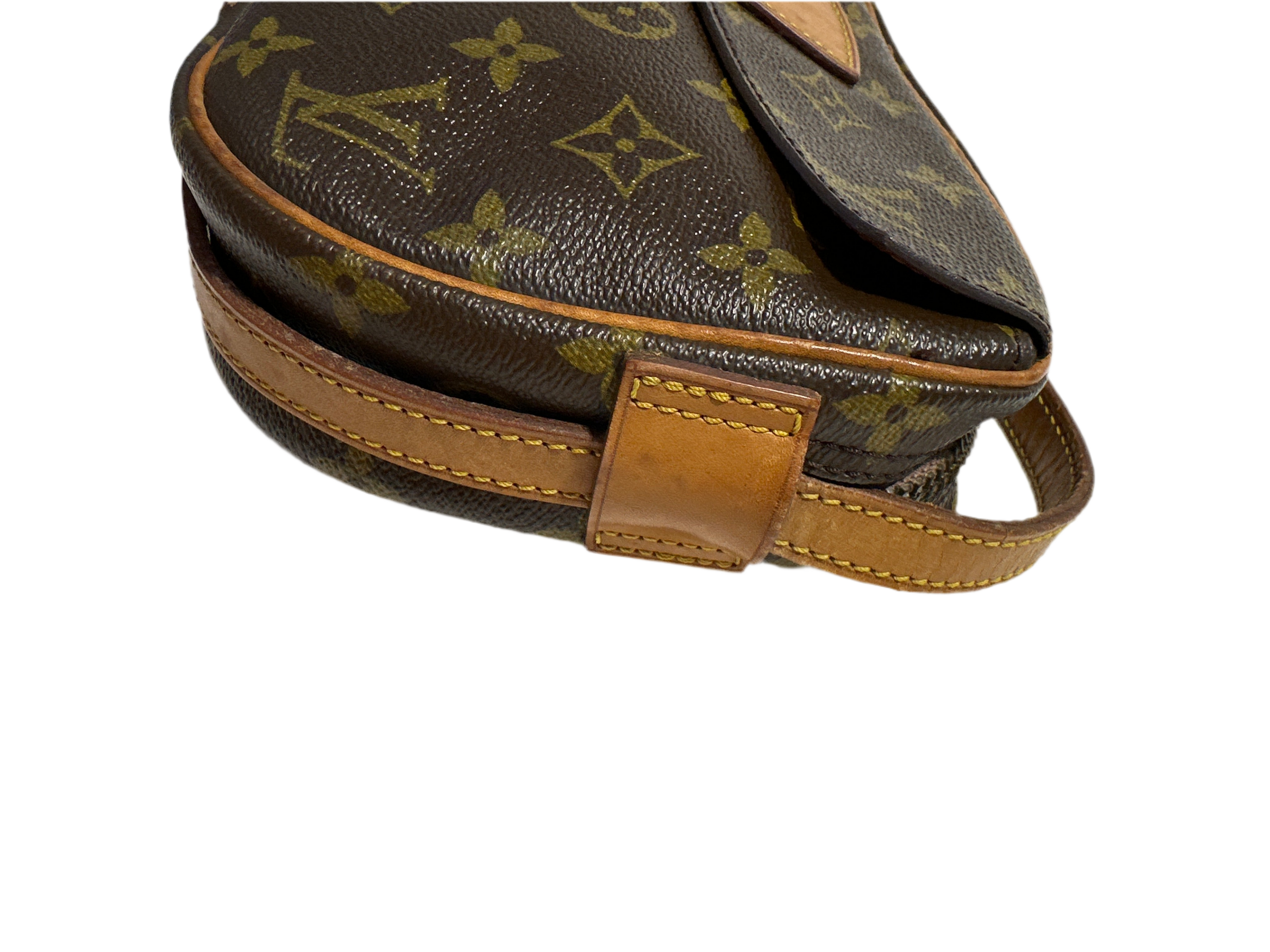 Vintage Louis Vuitton Monogram Jeune Fille Shoulder Bag Brown