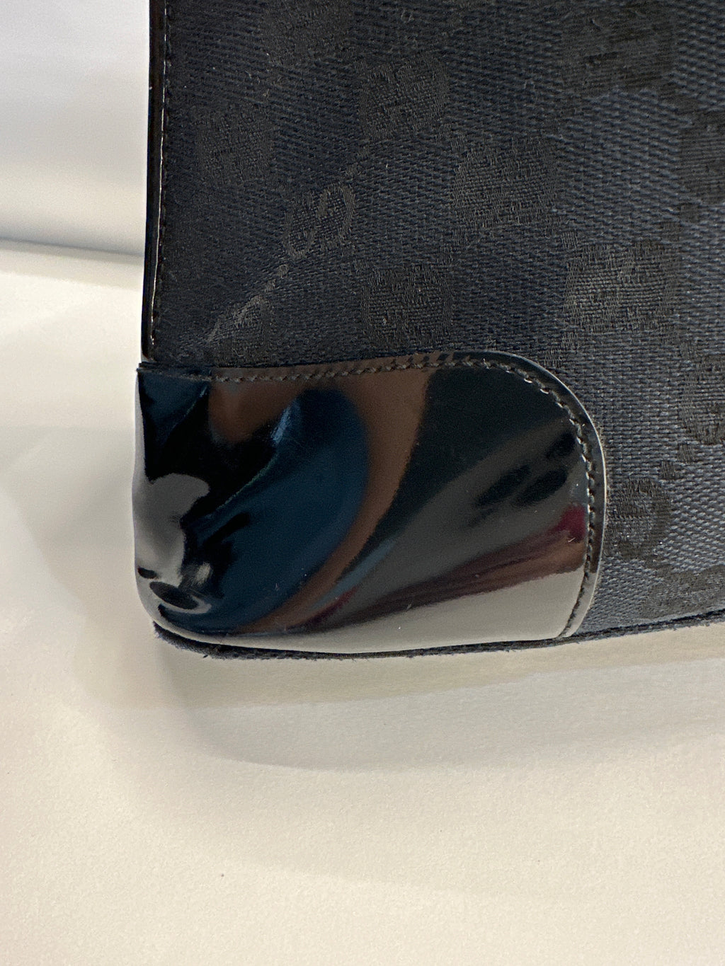 GUCCI GG monogram canvas purse