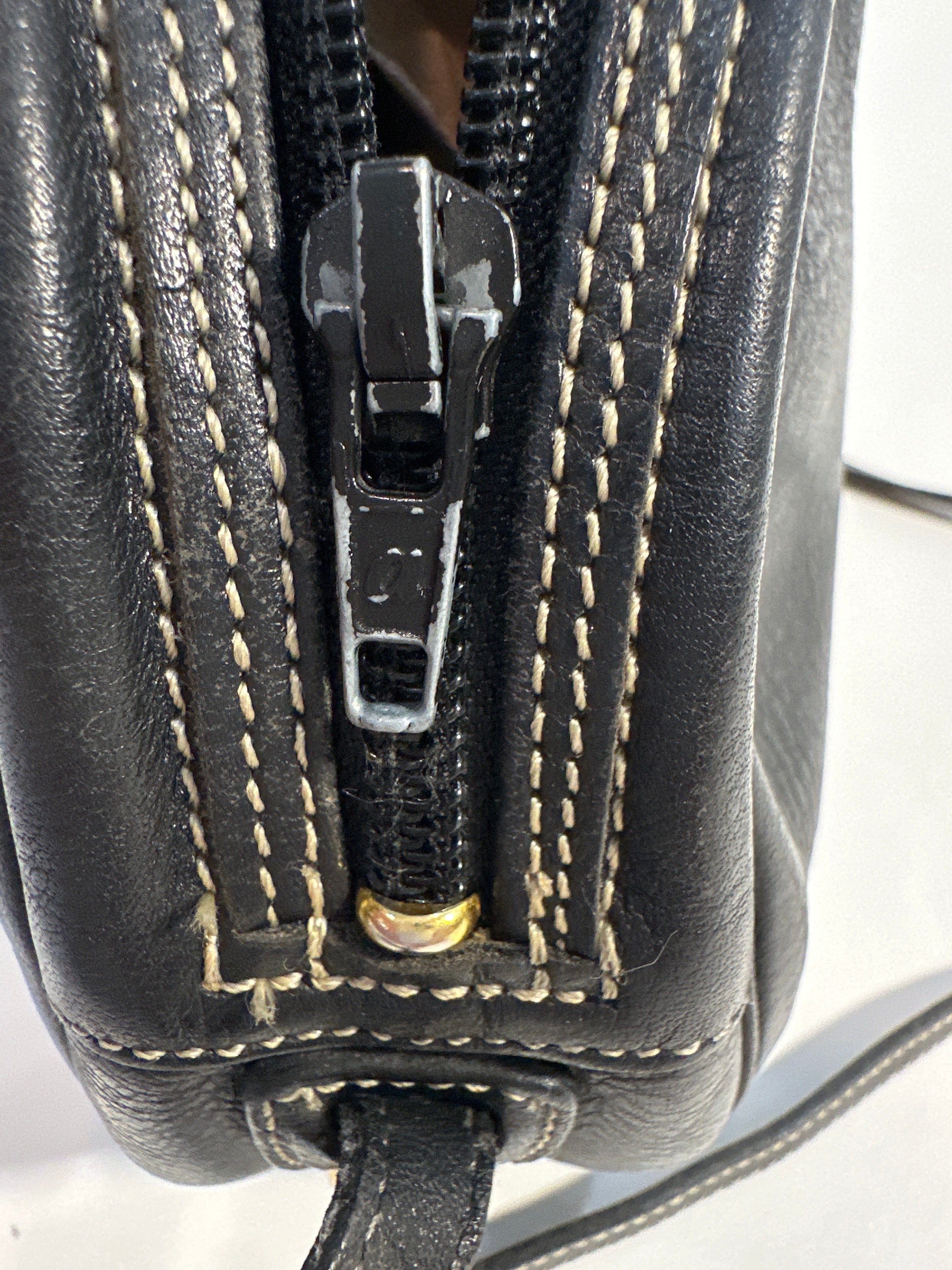 Vintage Christian Dior Leather Shoulder & Crossbody Bag