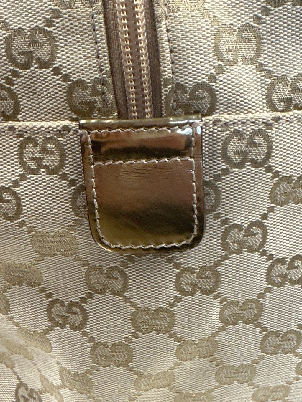 Gucci GG Canvas Web Duffle Bag