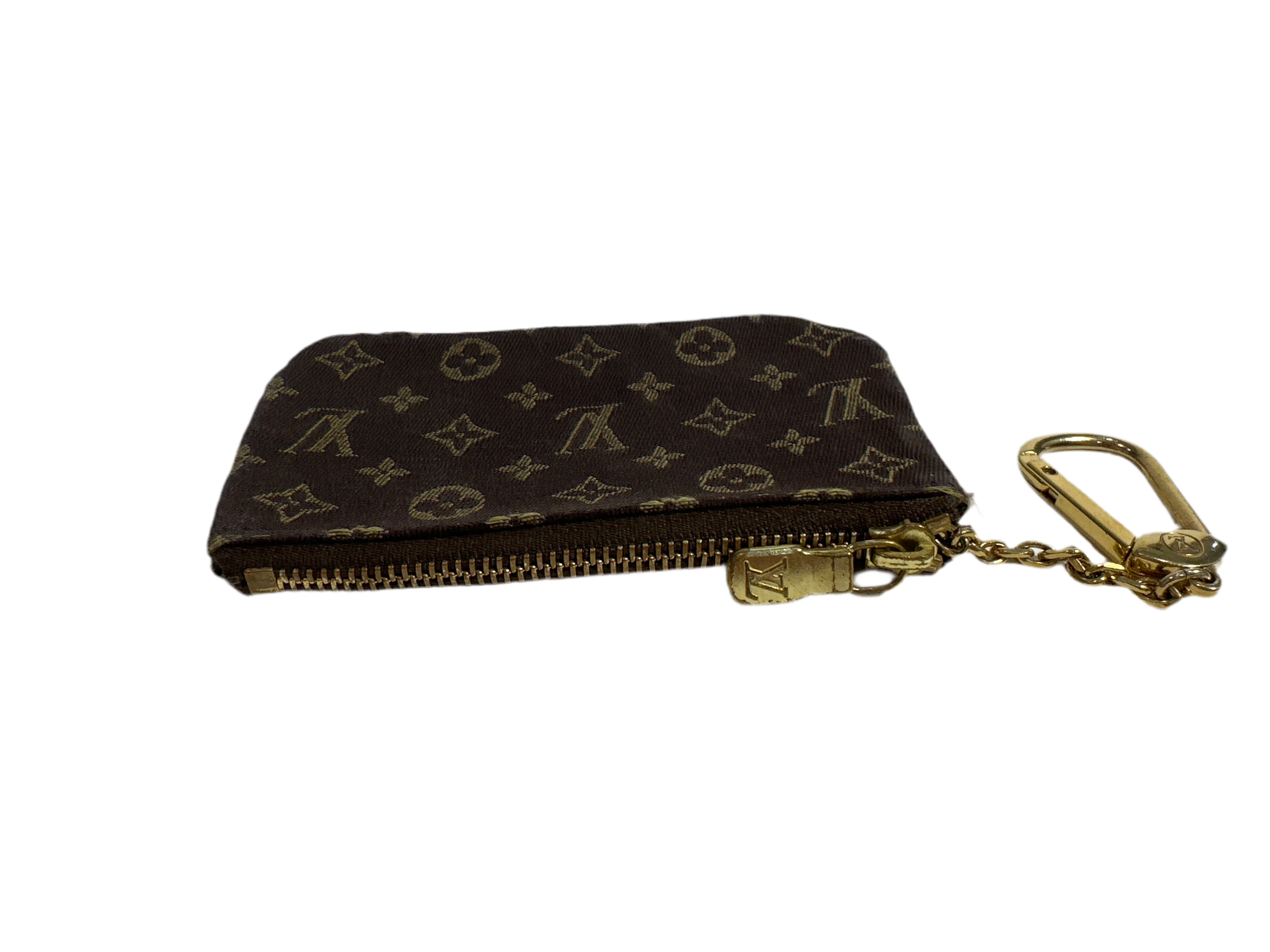 Louis Vuitton Vintage Mini Lin Monogram Key Cles Chain Pouch